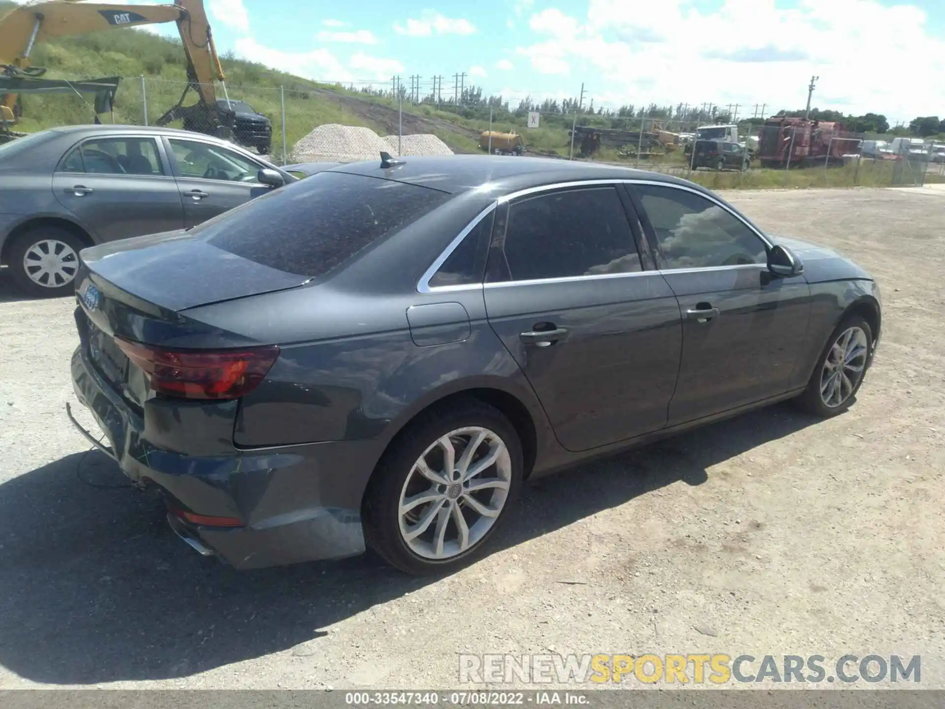 4 Photograph of a damaged car WAUGMAF42KA021140 AUDI A4 2019