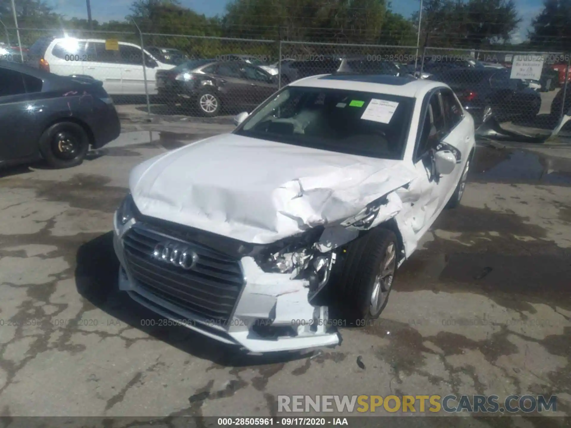 6 Photograph of a damaged car WAUGMAF42KA042943 AUDI A4 2019