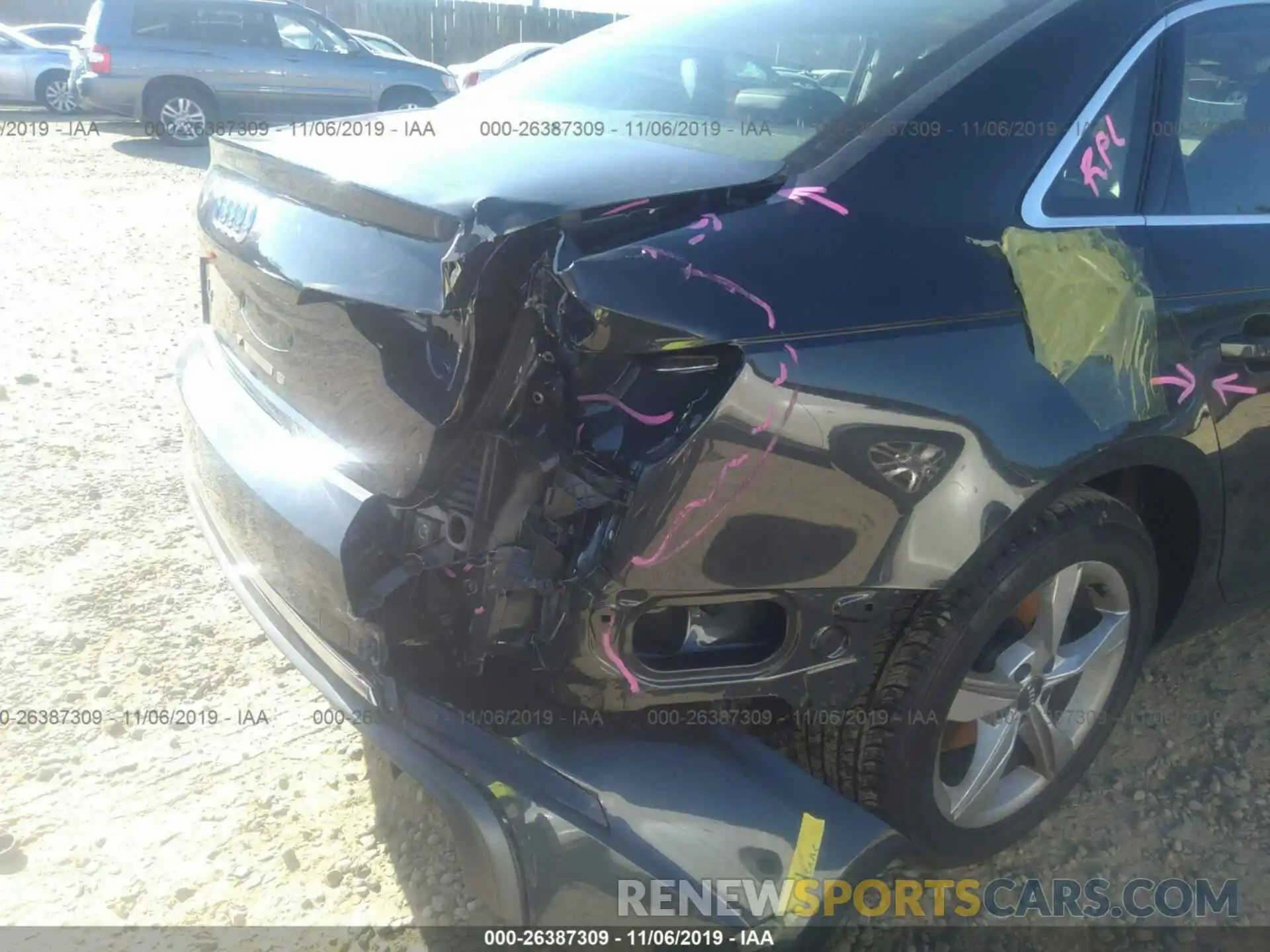 6 Photograph of a damaged car WAUGMAF42KA056051 AUDI A4 2019