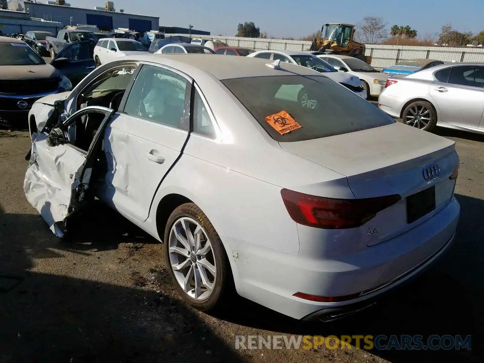 3 Photograph of a damaged car WAUGMAF42KA062870 AUDI A4 2019