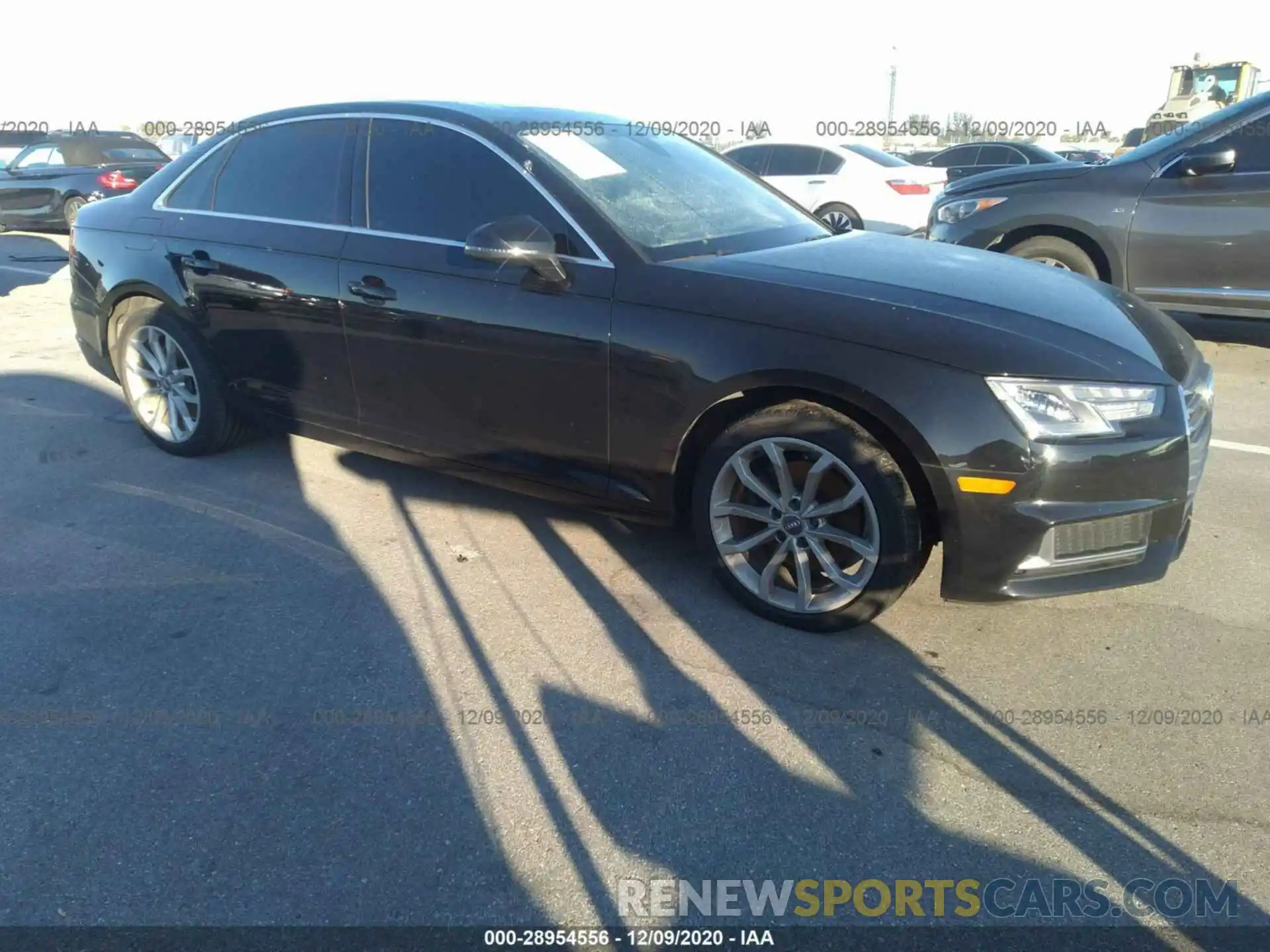 1 Photograph of a damaged car WAUGMAF42KN002371 AUDI A4 2019