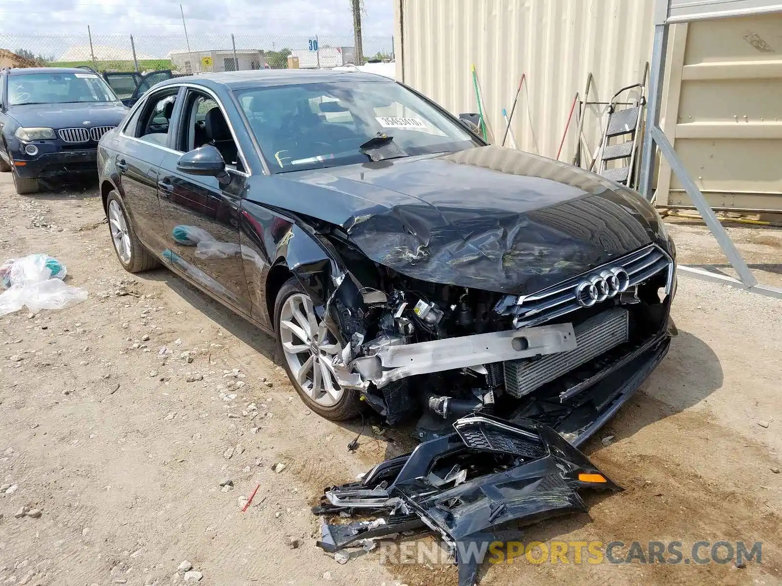 1 Photograph of a damaged car WAUGMAF42KN002886 AUDI A4 2019