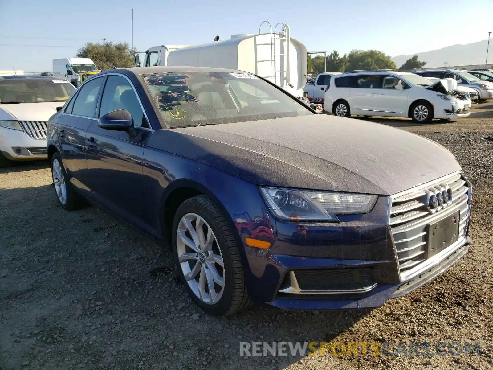 1 Photograph of a damaged car WAUGMAF42KN002905 AUDI A4 2019