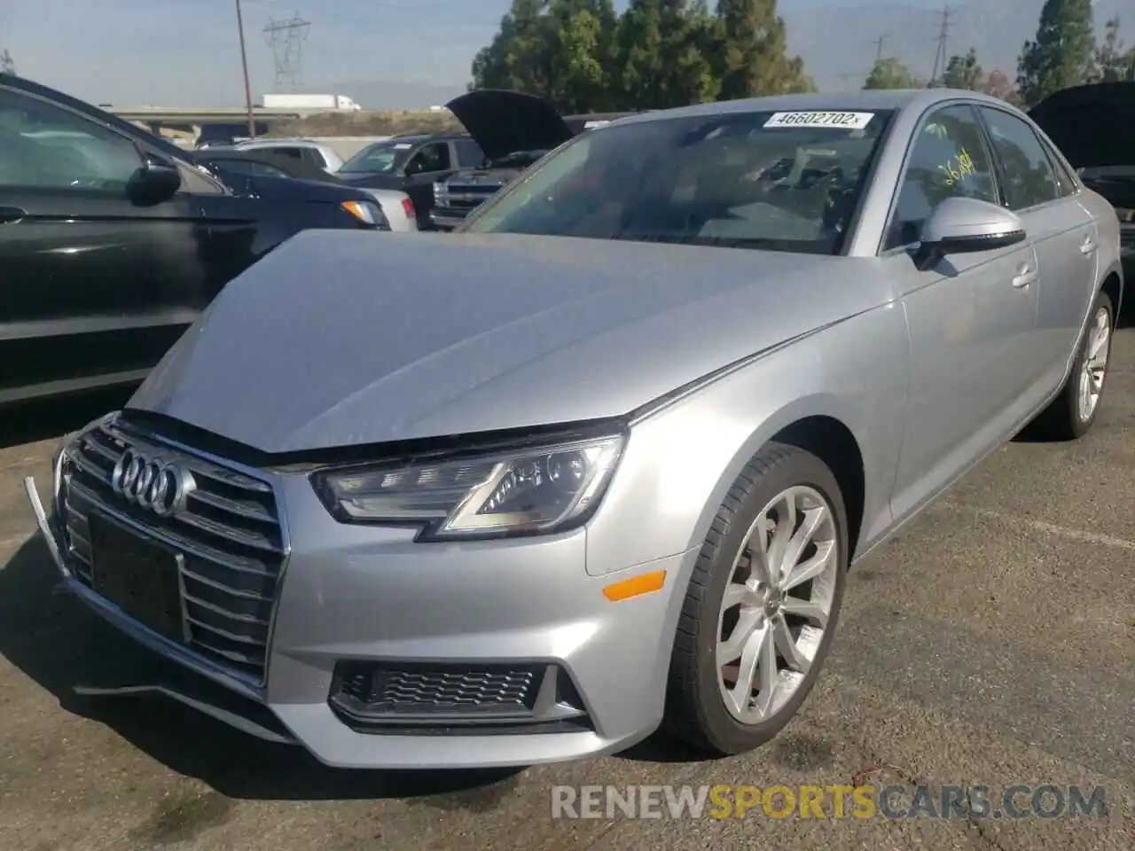 2 Photograph of a damaged car WAUGMAF42KN005190 AUDI A4 2019