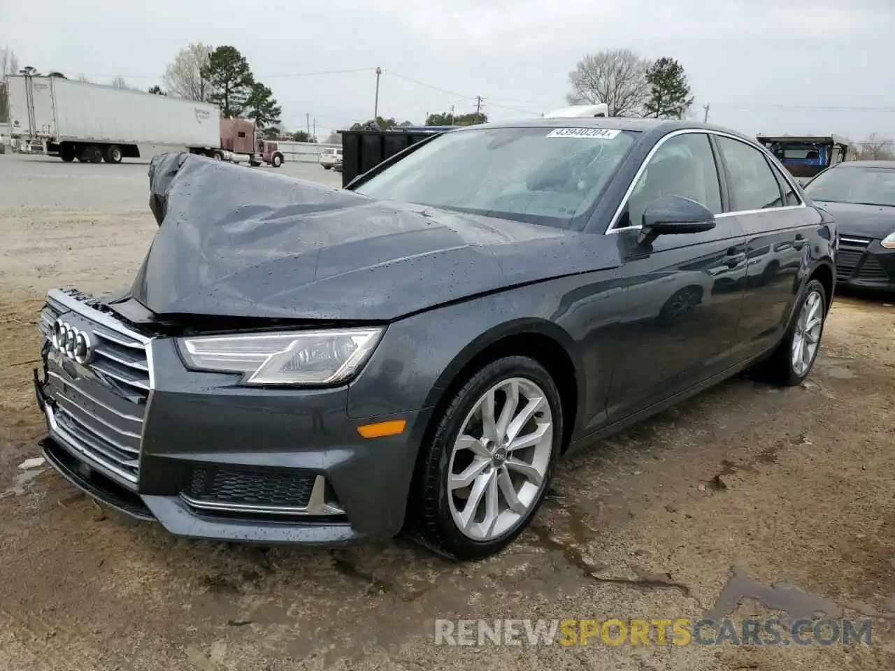 1 Photograph of a damaged car WAUGMAF42KN007232 AUDI A4 2019