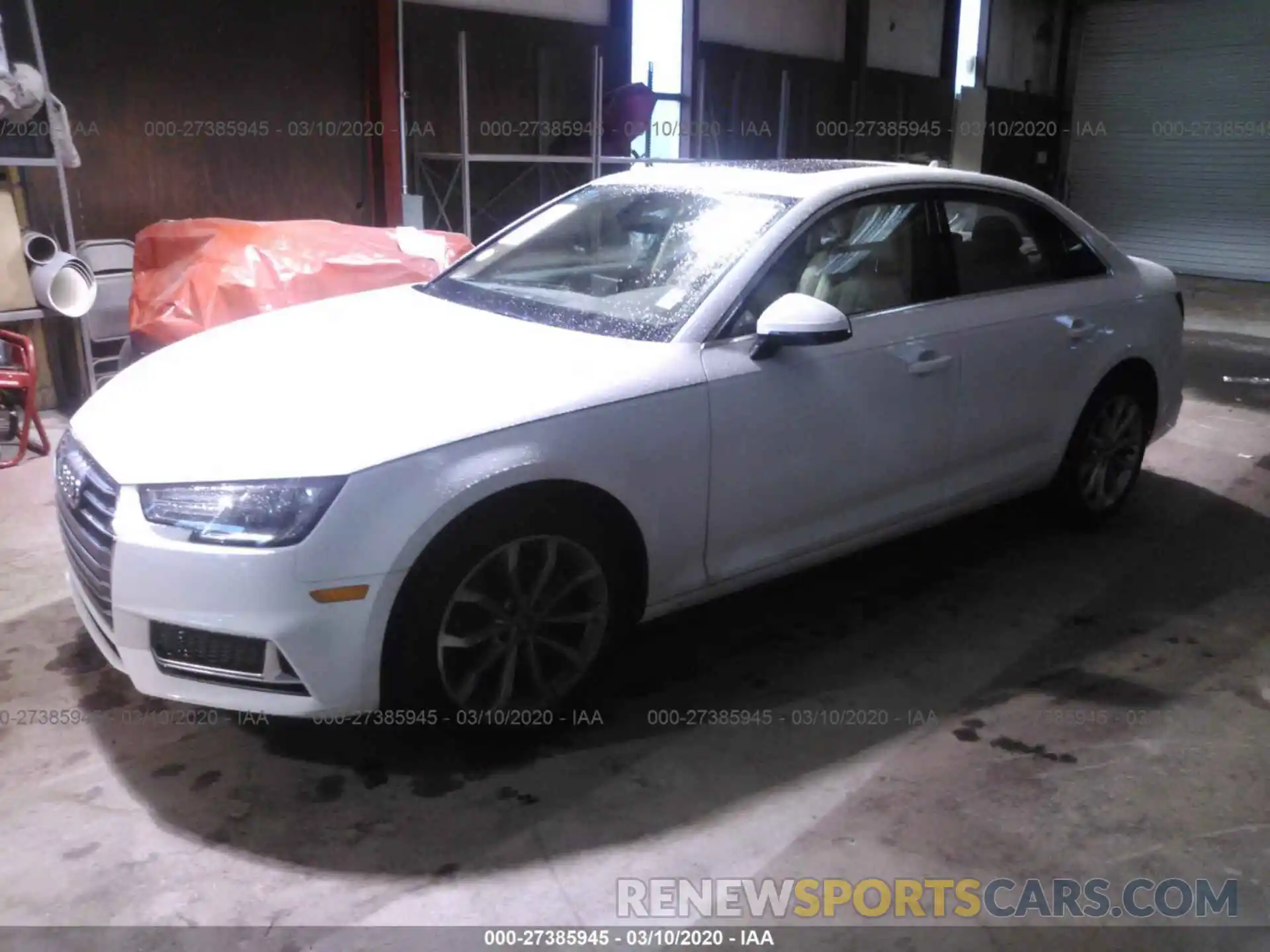 2 Фотография поврежденного автомобиля WAUGMAF42KN011569 AUDI A4 2019