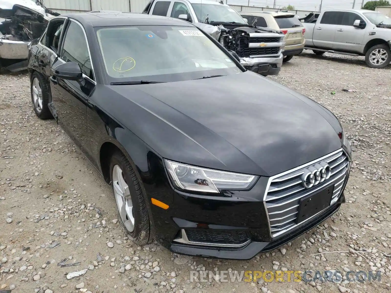 1 Photograph of a damaged car WAUGMAF42KN011796 AUDI A4 2019