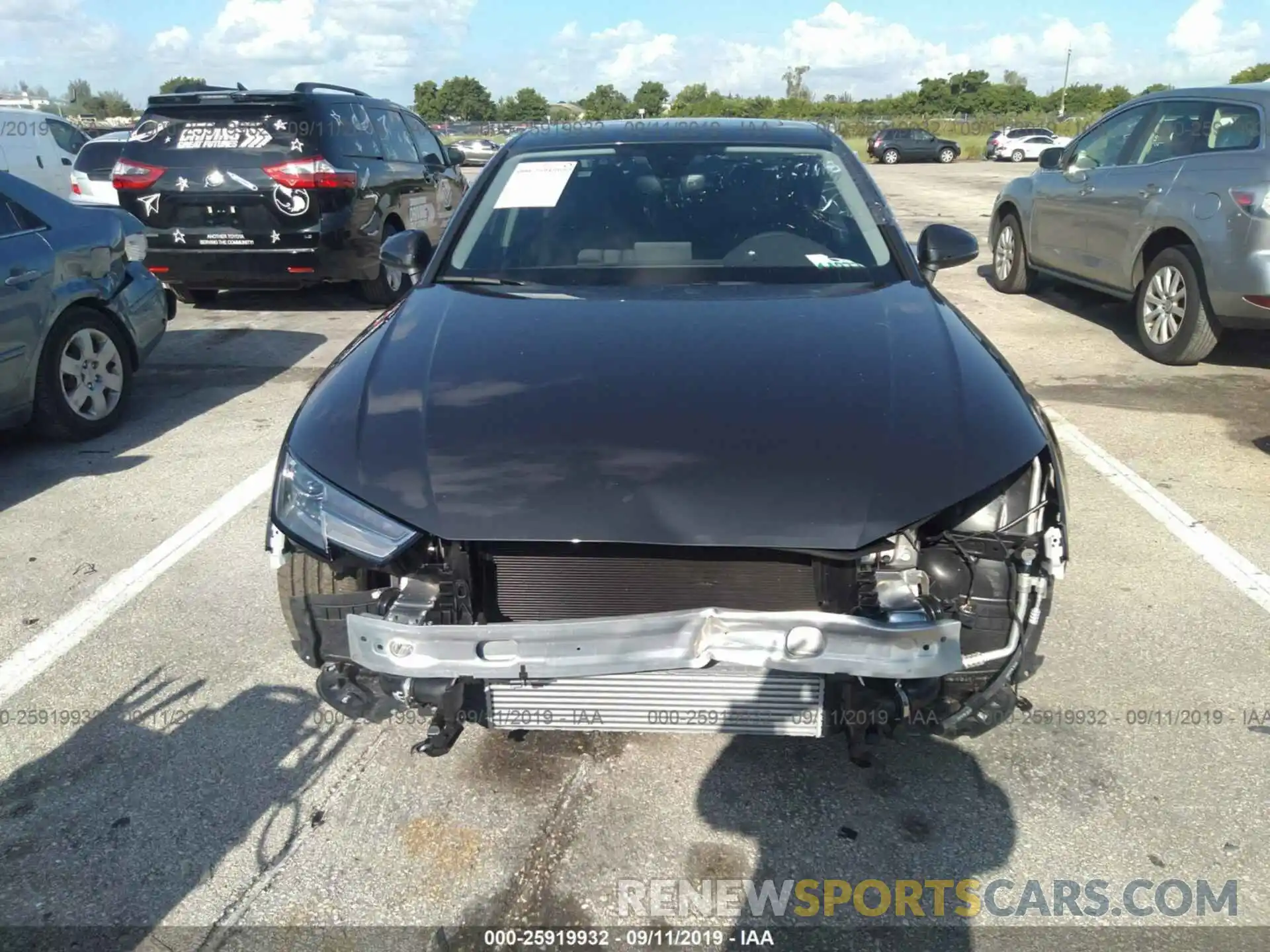 6 Photograph of a damaged car WAUGMAF42KN012768 AUDI A4 2019