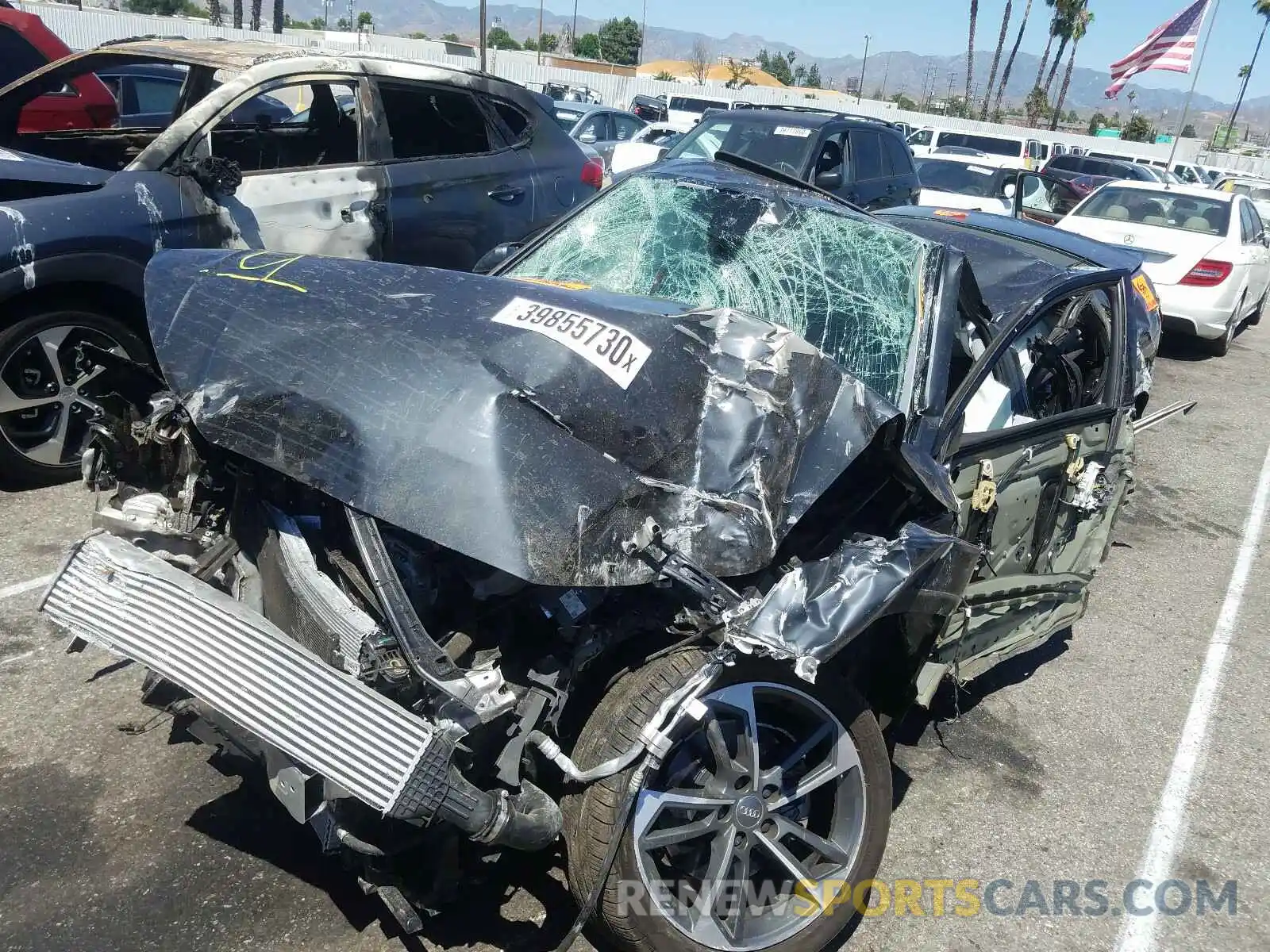 9 Photograph of a damaged car WAUGMAF42KN018070 AUDI A4 2019