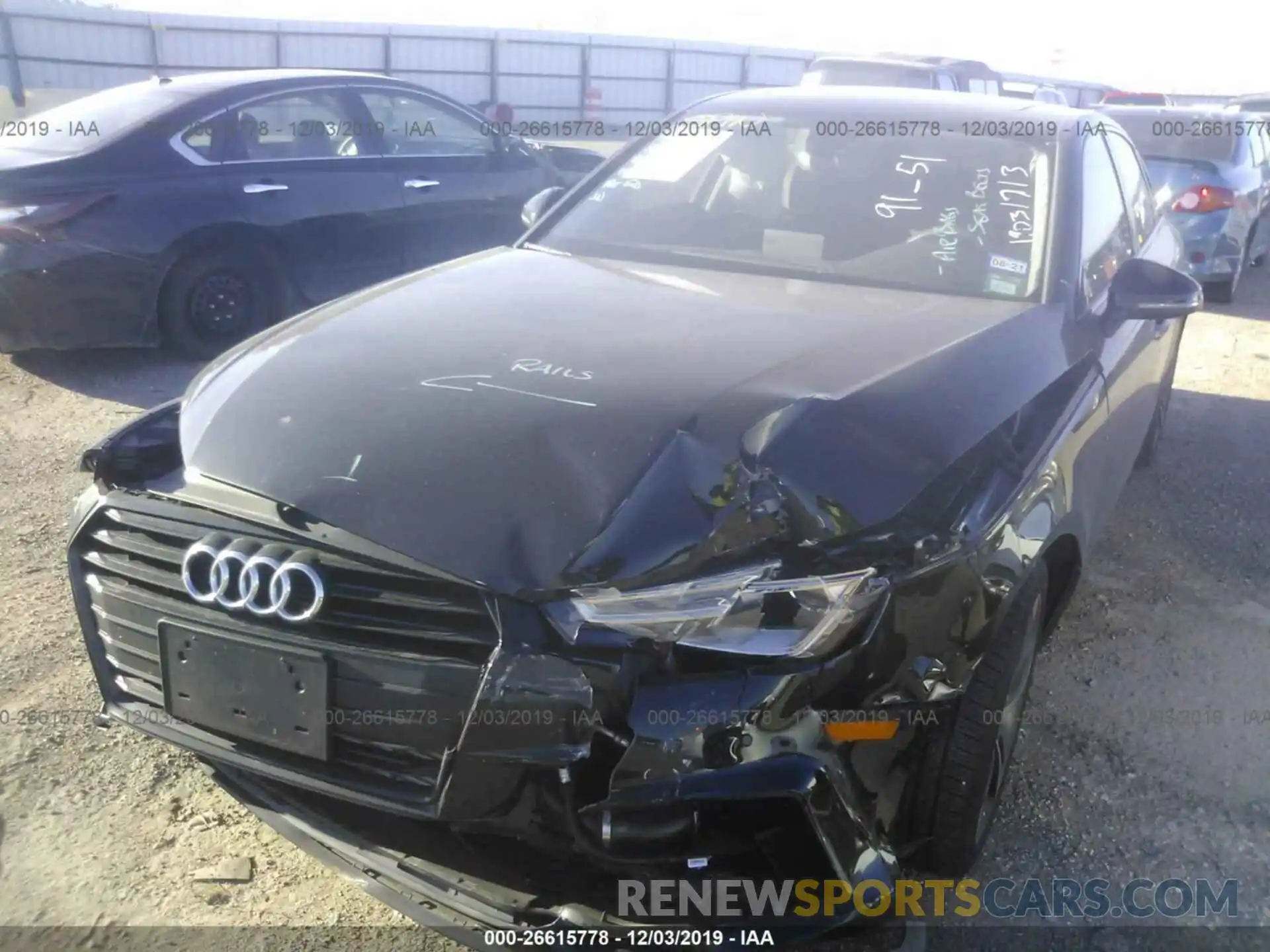 6 Photograph of a damaged car WAUGMAF42KN018344 AUDI A4 2019