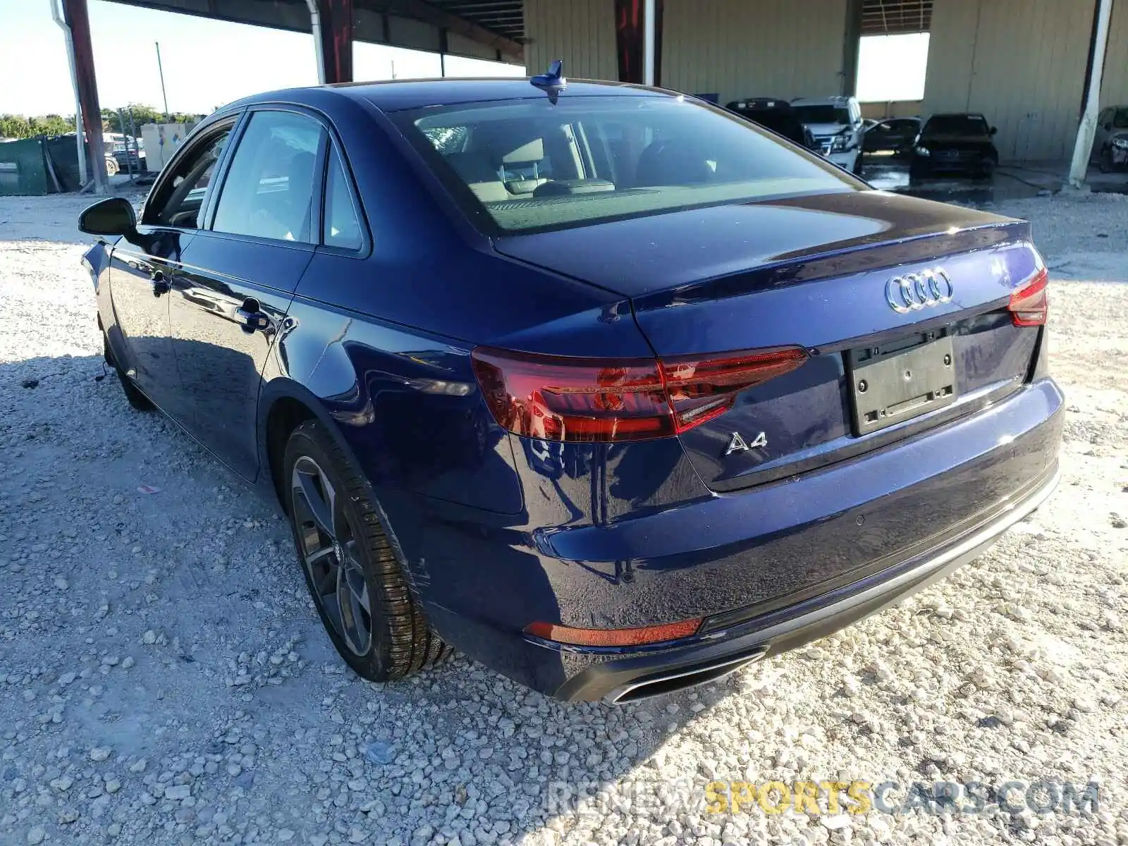 3 Photograph of a damaged car WAUGMAF42KN021406 AUDI A4 2019