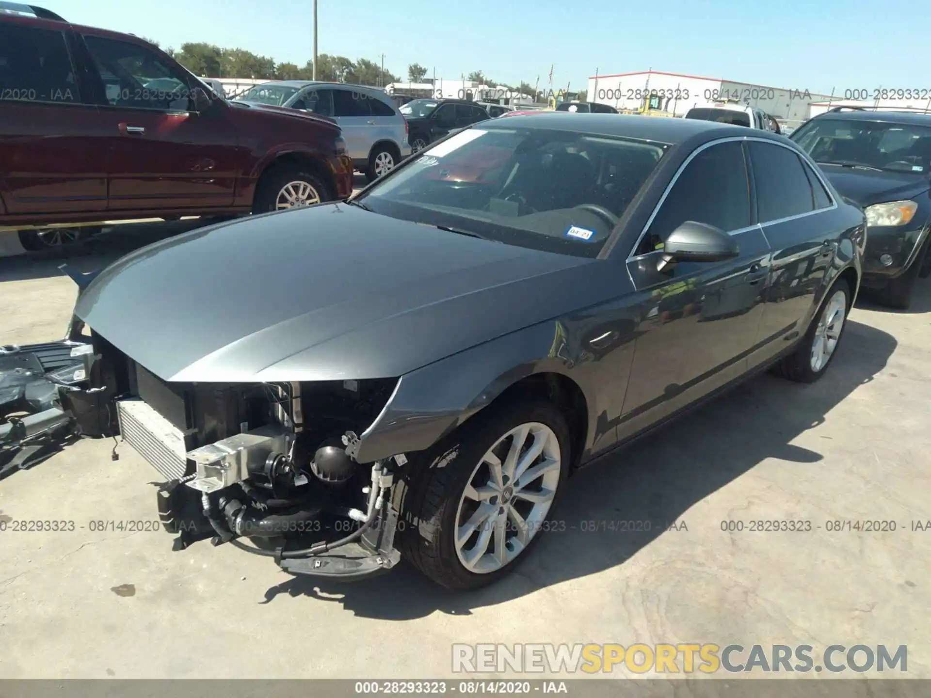 2 Photograph of a damaged car WAUGMAF43KA015878 AUDI A4 2019