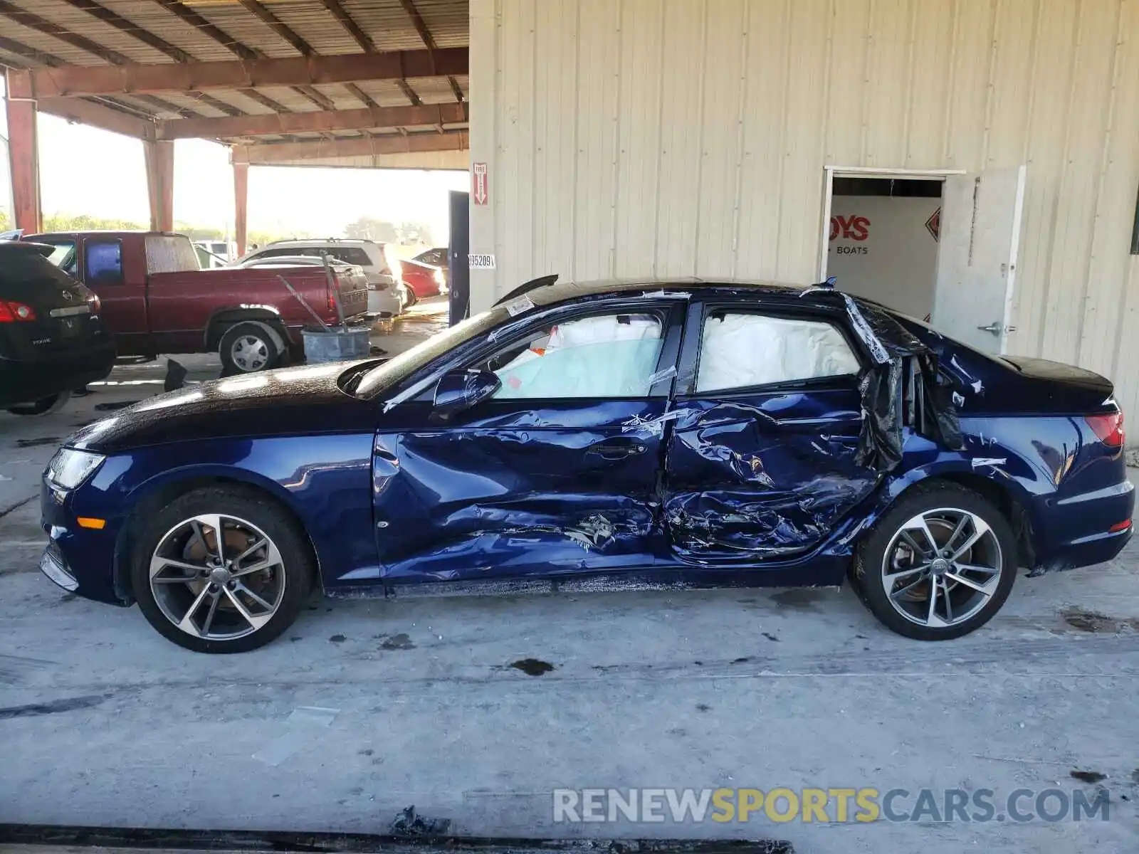 10 Photograph of a damaged car WAUGMAF43KA107802 AUDI A4 2019