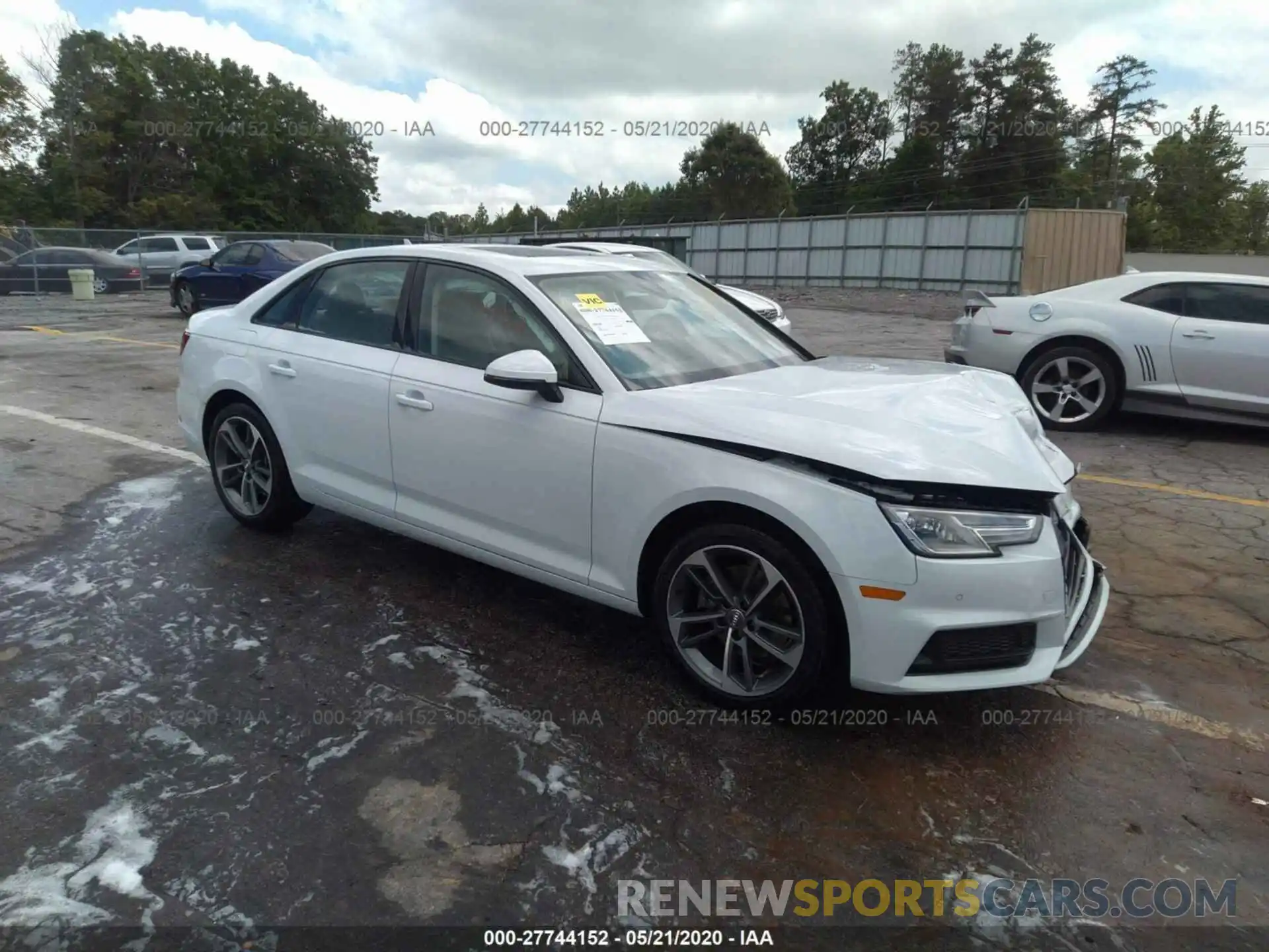 1 Photograph of a damaged car WAUGMAF43KA111882 AUDI A4 2019