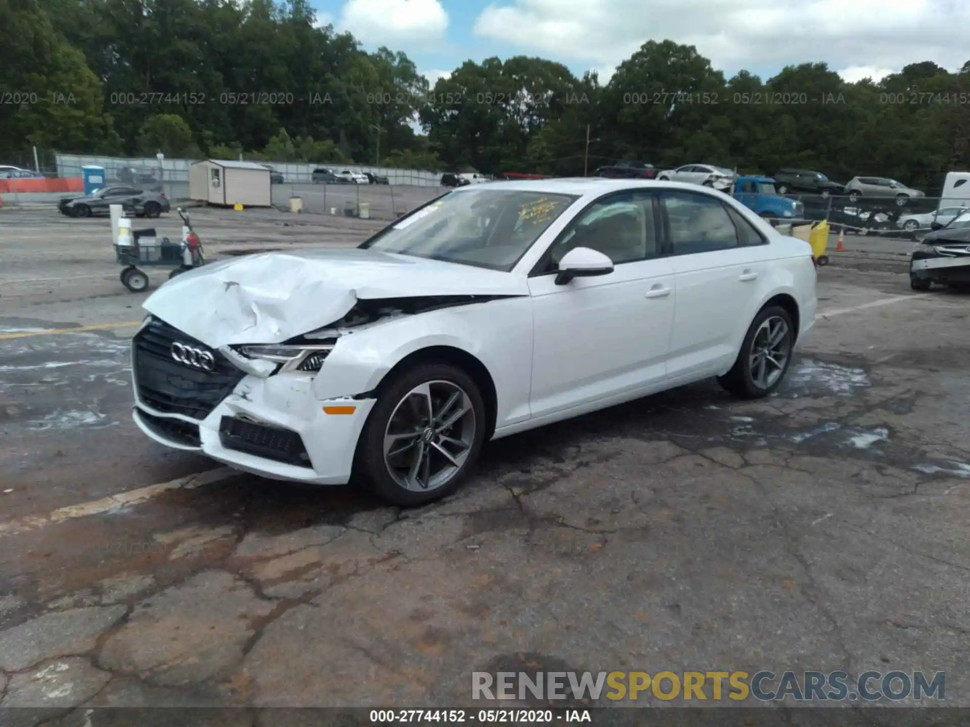 2 Photograph of a damaged car WAUGMAF43KA111882 AUDI A4 2019