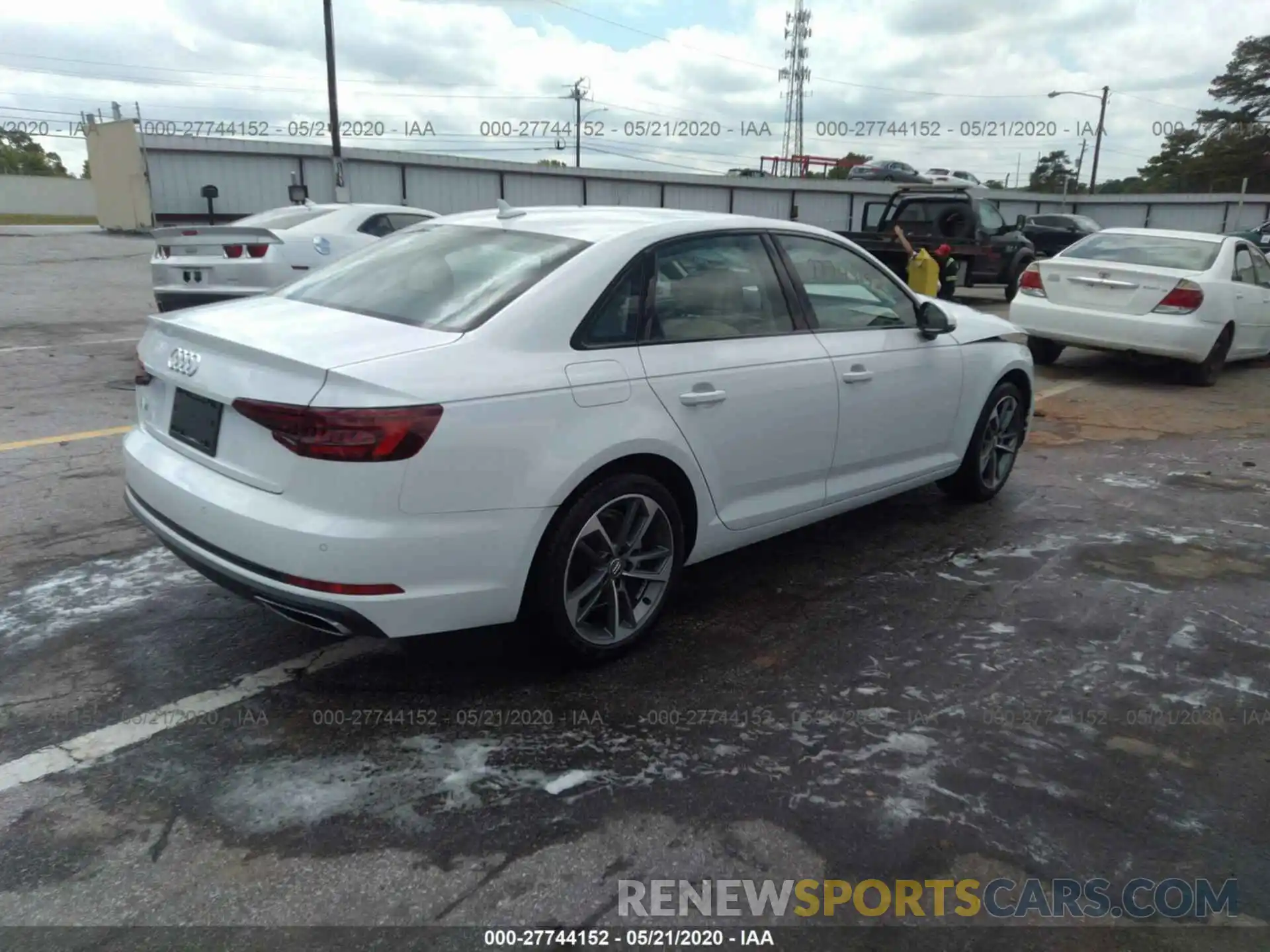 4 Photograph of a damaged car WAUGMAF43KA111882 AUDI A4 2019