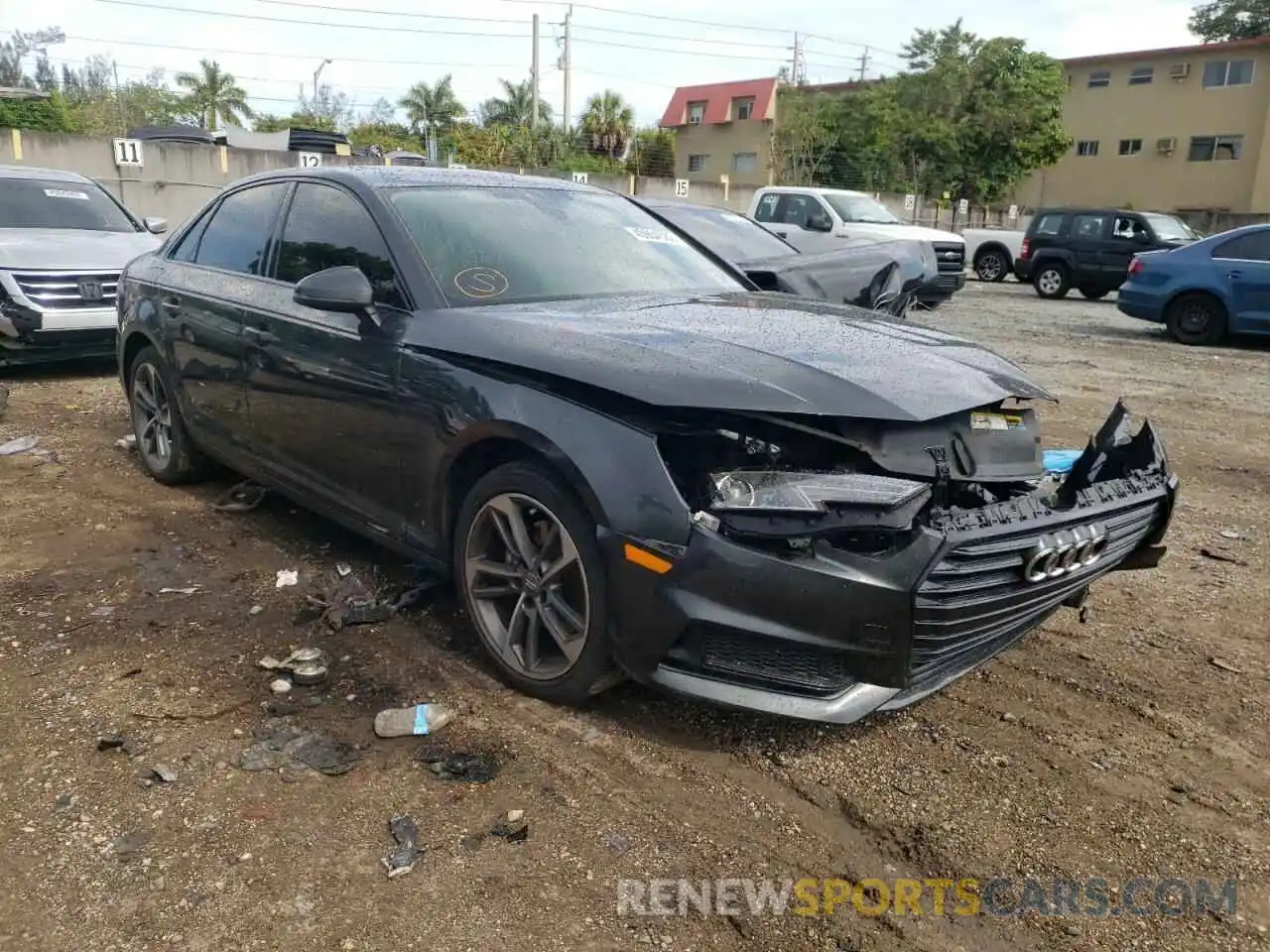 1 Photograph of a damaged car WAUGMAF43KA114880 AUDI A4 2019