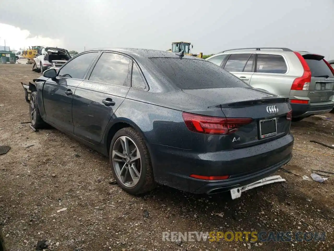 3 Photograph of a damaged car WAUGMAF43KA114880 AUDI A4 2019