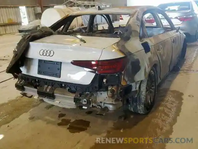 4 Фотография поврежденного автомобиля WAUGMAF43KN001083 AUDI A4 2019