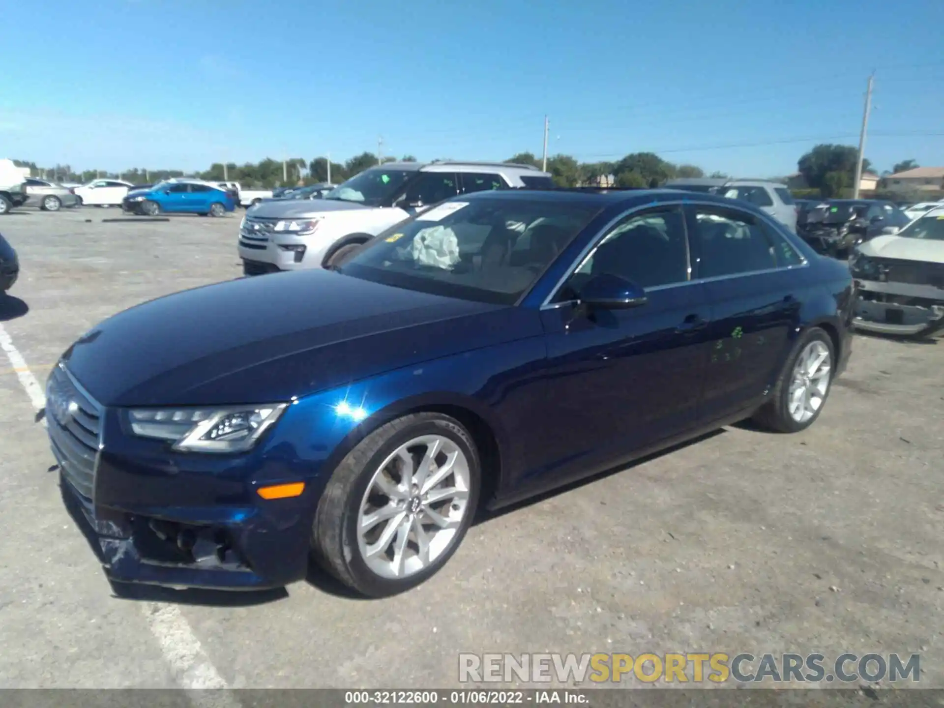 2 Photograph of a damaged car WAUGMAF43KN004145 AUDI A4 2019