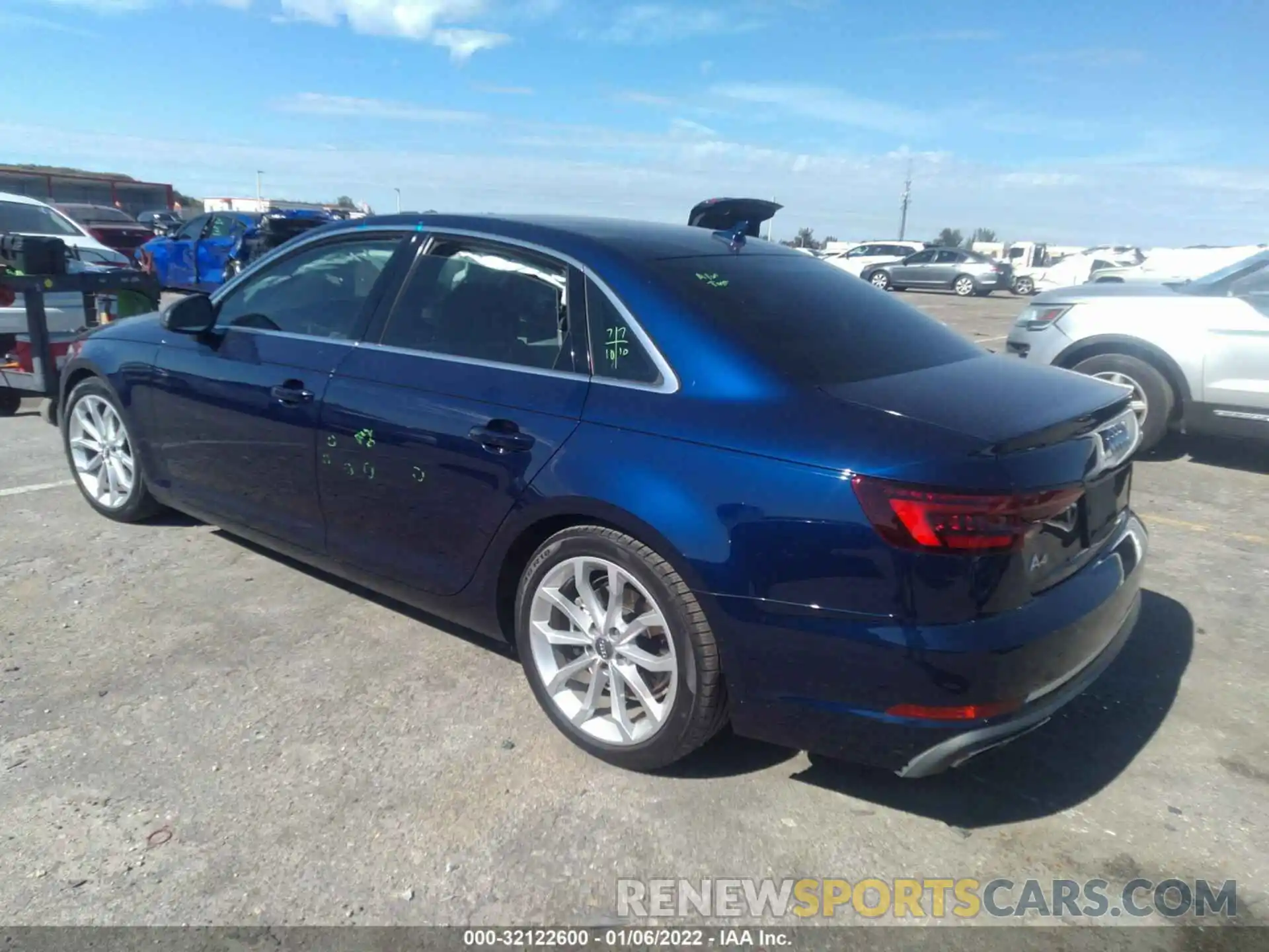 3 Photograph of a damaged car WAUGMAF43KN004145 AUDI A4 2019