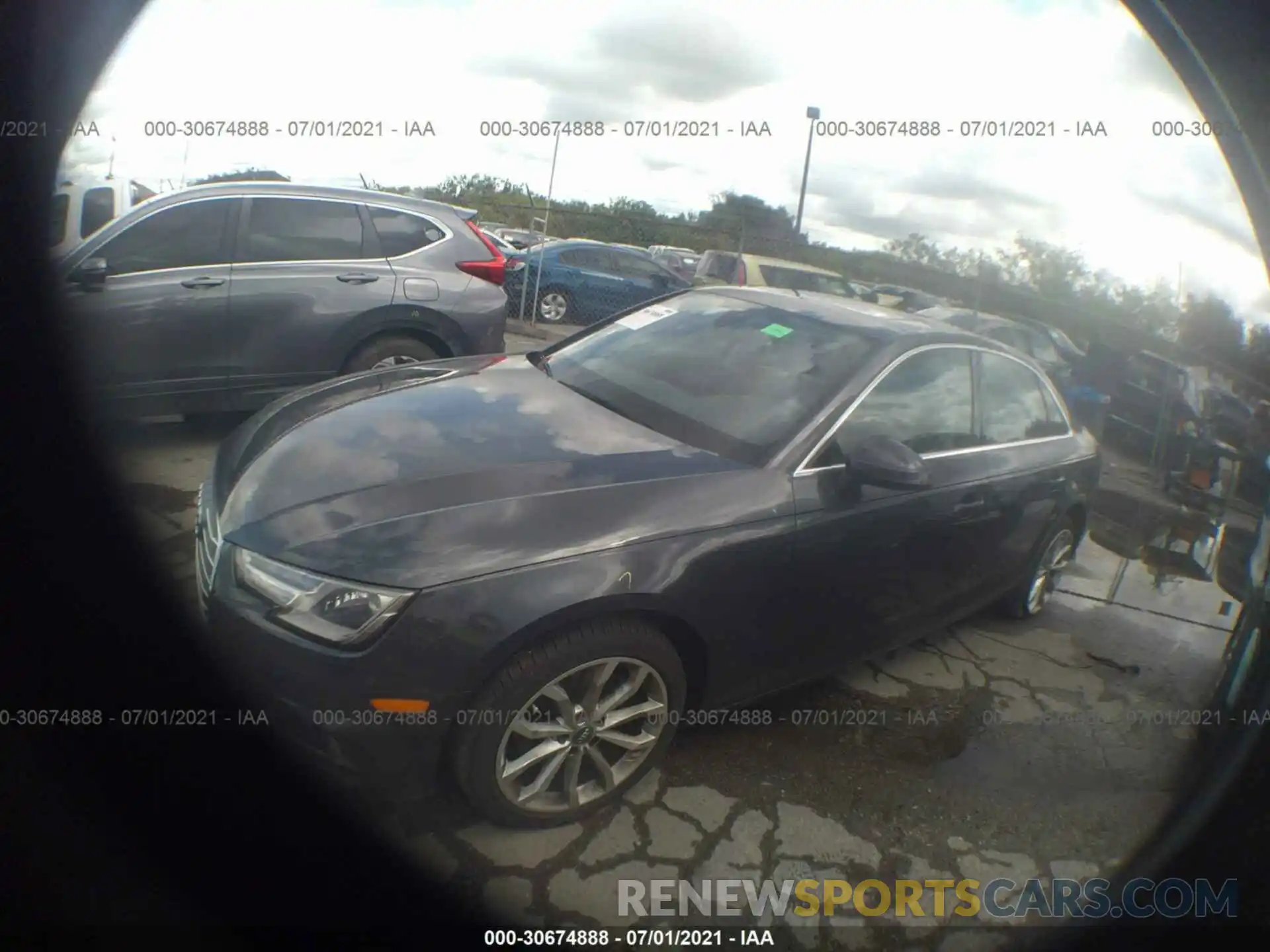 2 Photograph of a damaged car WAUGMAF43KN008504 AUDI A4 2019