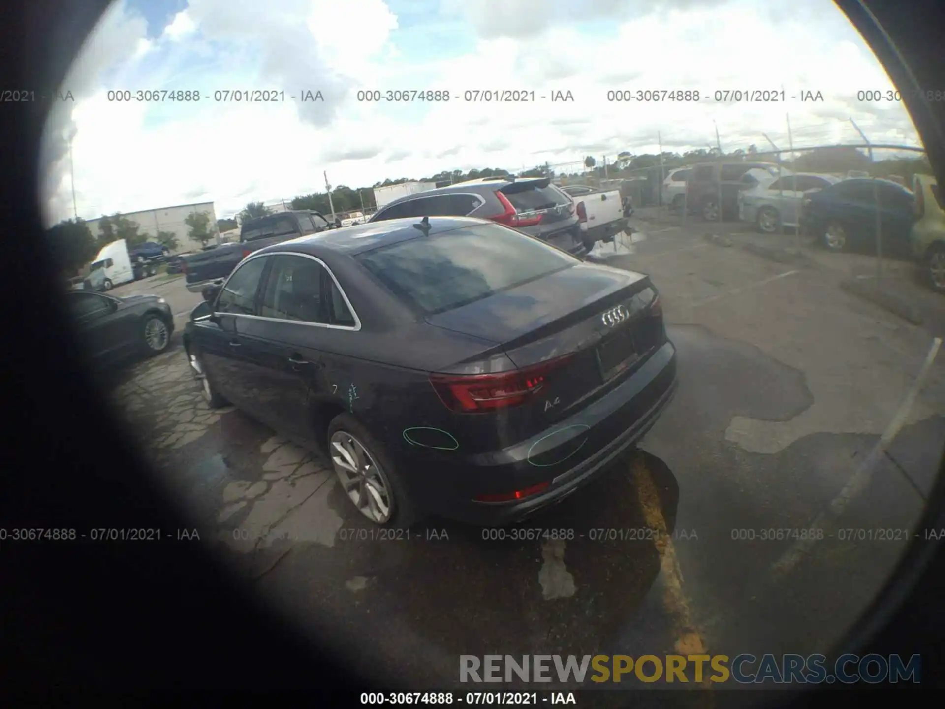 3 Photograph of a damaged car WAUGMAF43KN008504 AUDI A4 2019