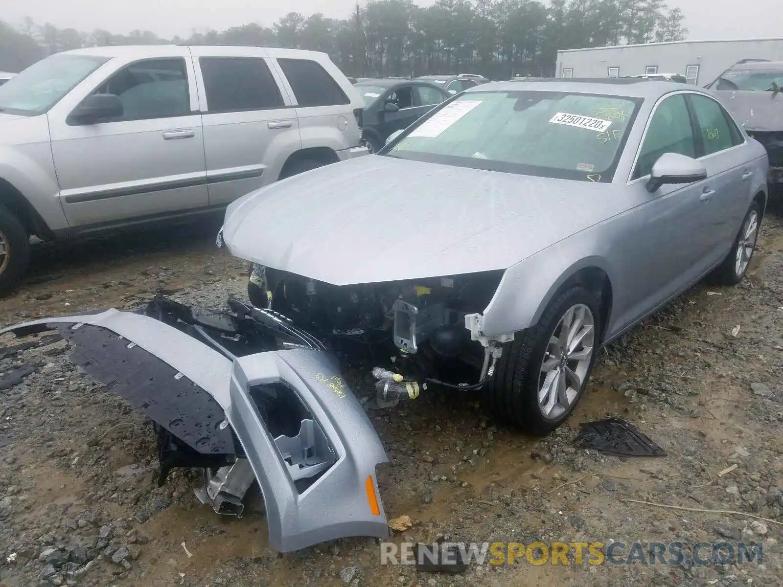 2 Photograph of a damaged car WAUGMAF43KN013136 AUDI A4 2019