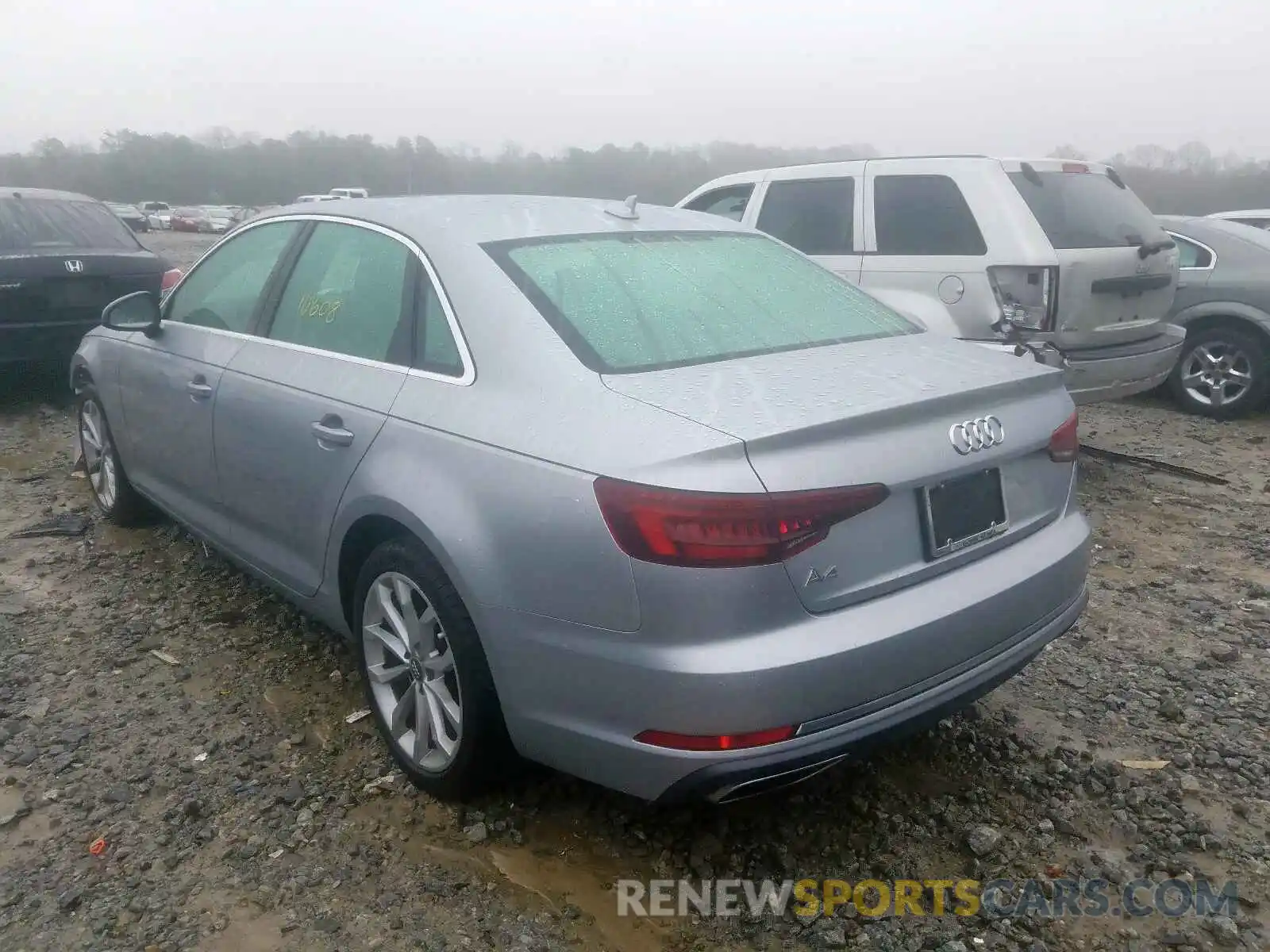 3 Photograph of a damaged car WAUGMAF43KN013136 AUDI A4 2019