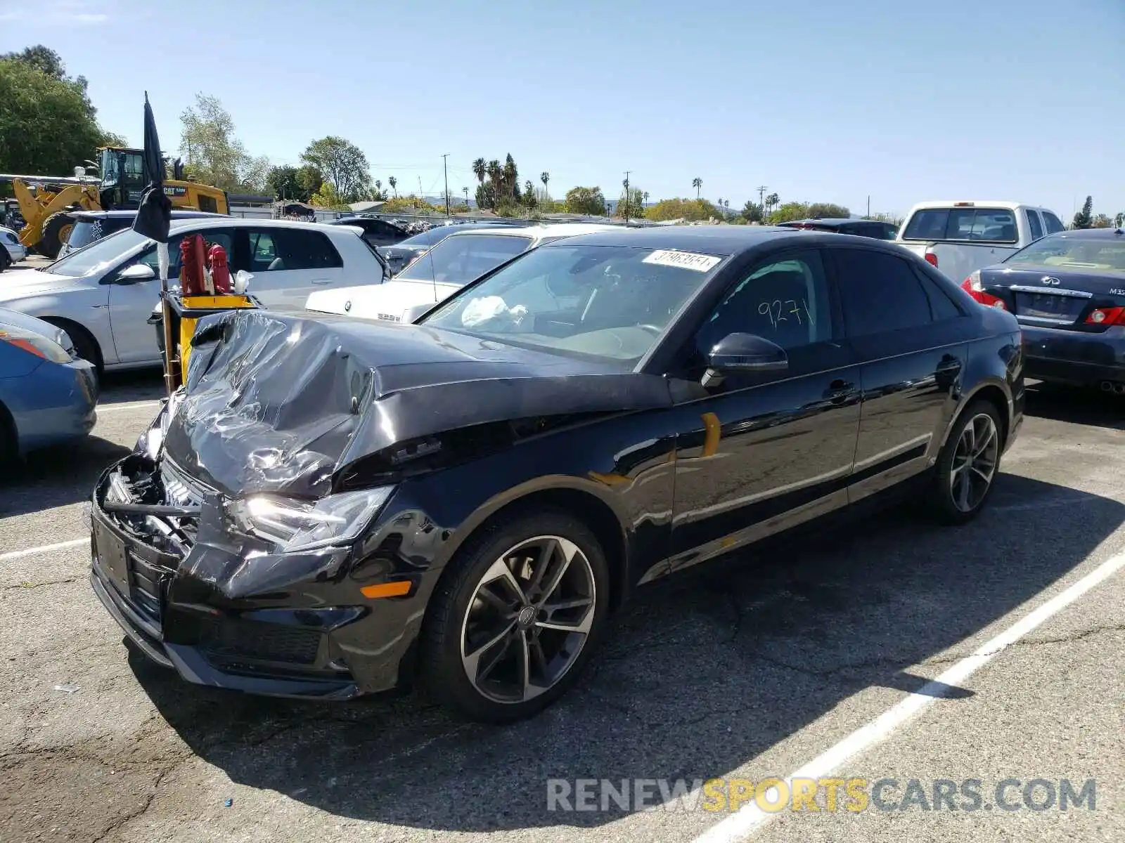 2 Photograph of a damaged car WAUGMAF43KN013556 AUDI A4 2019