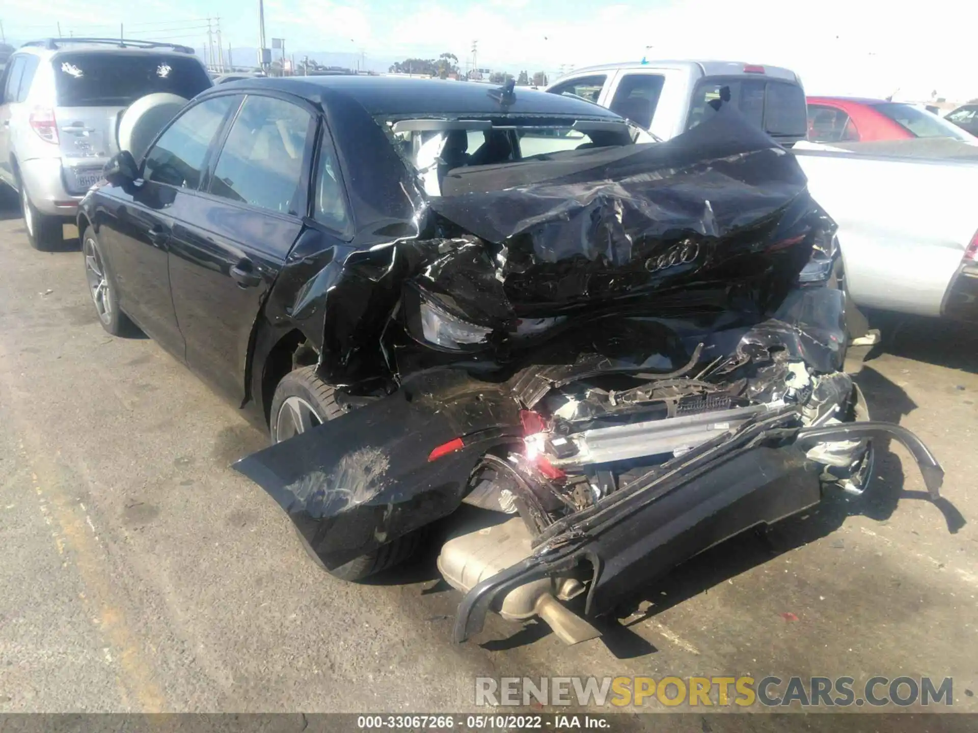 3 Photograph of a damaged car WAUGMAF43KN015517 AUDI A4 2019