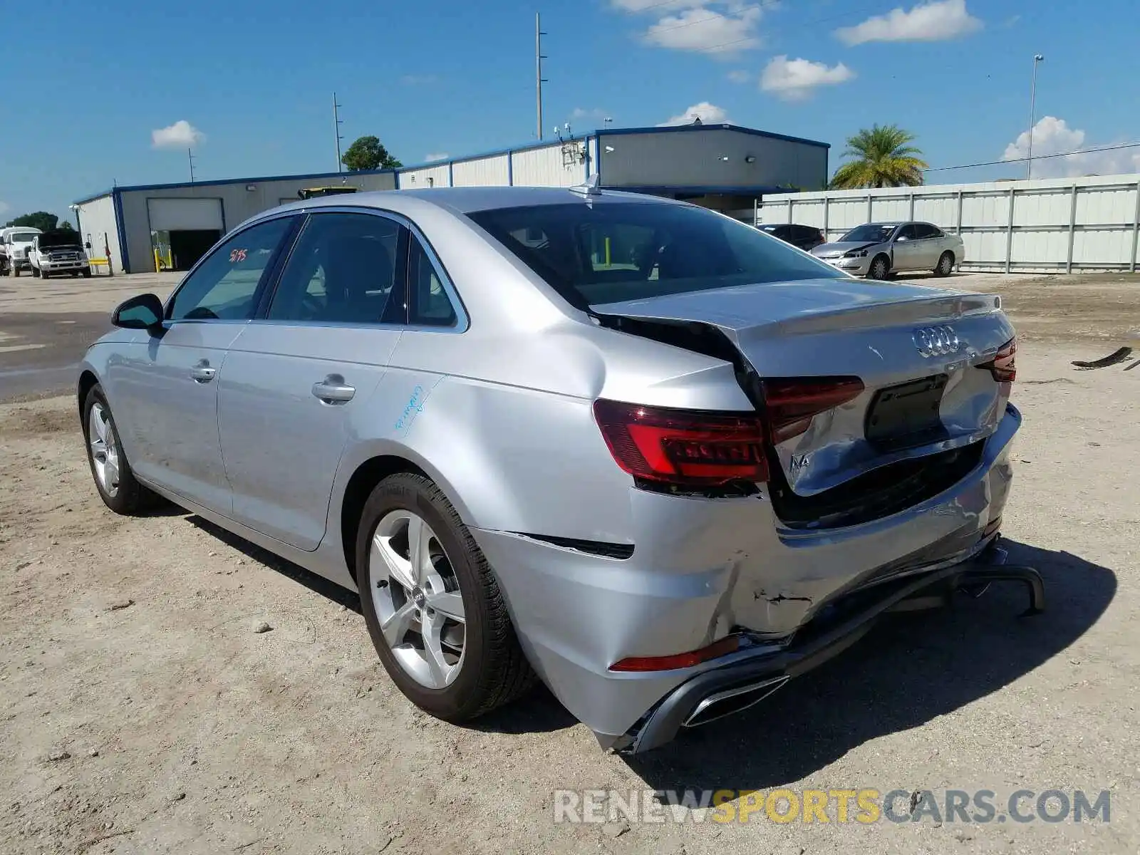 3 Photograph of a damaged car WAUGMAF44KA013282 AUDI A4 2019