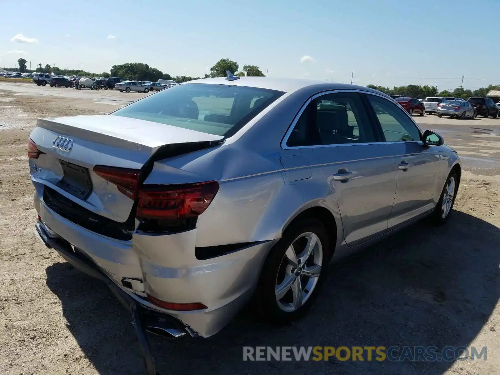 4 Photograph of a damaged car WAUGMAF44KA013282 AUDI A4 2019