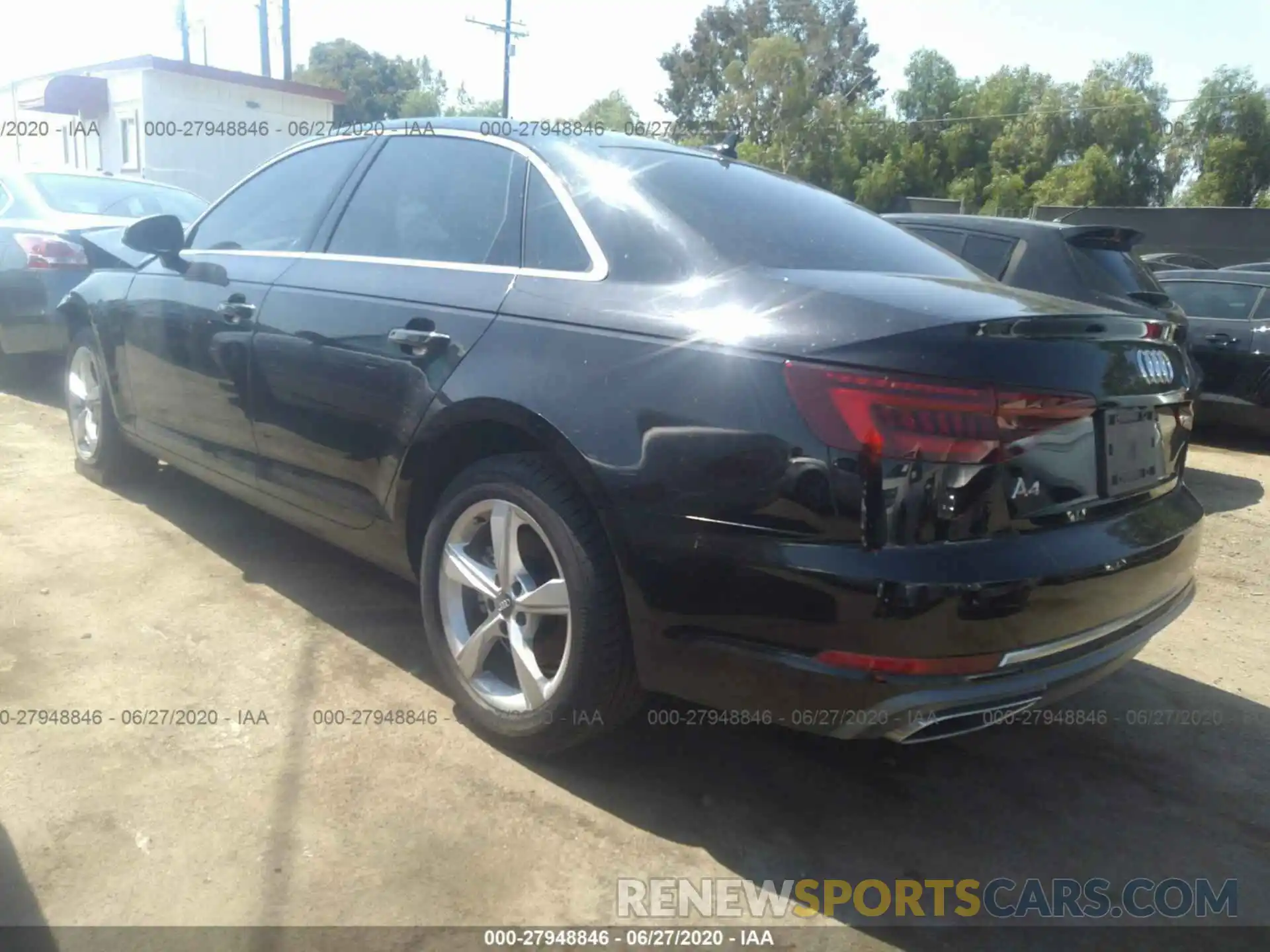 3 Photograph of a damaged car WAUGMAF44KA014030 AUDI A4 2019