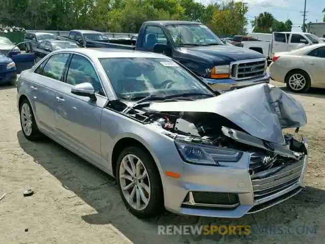 1 Photograph of a damaged car WAUGMAF44KA028140 AUDI A4 2019