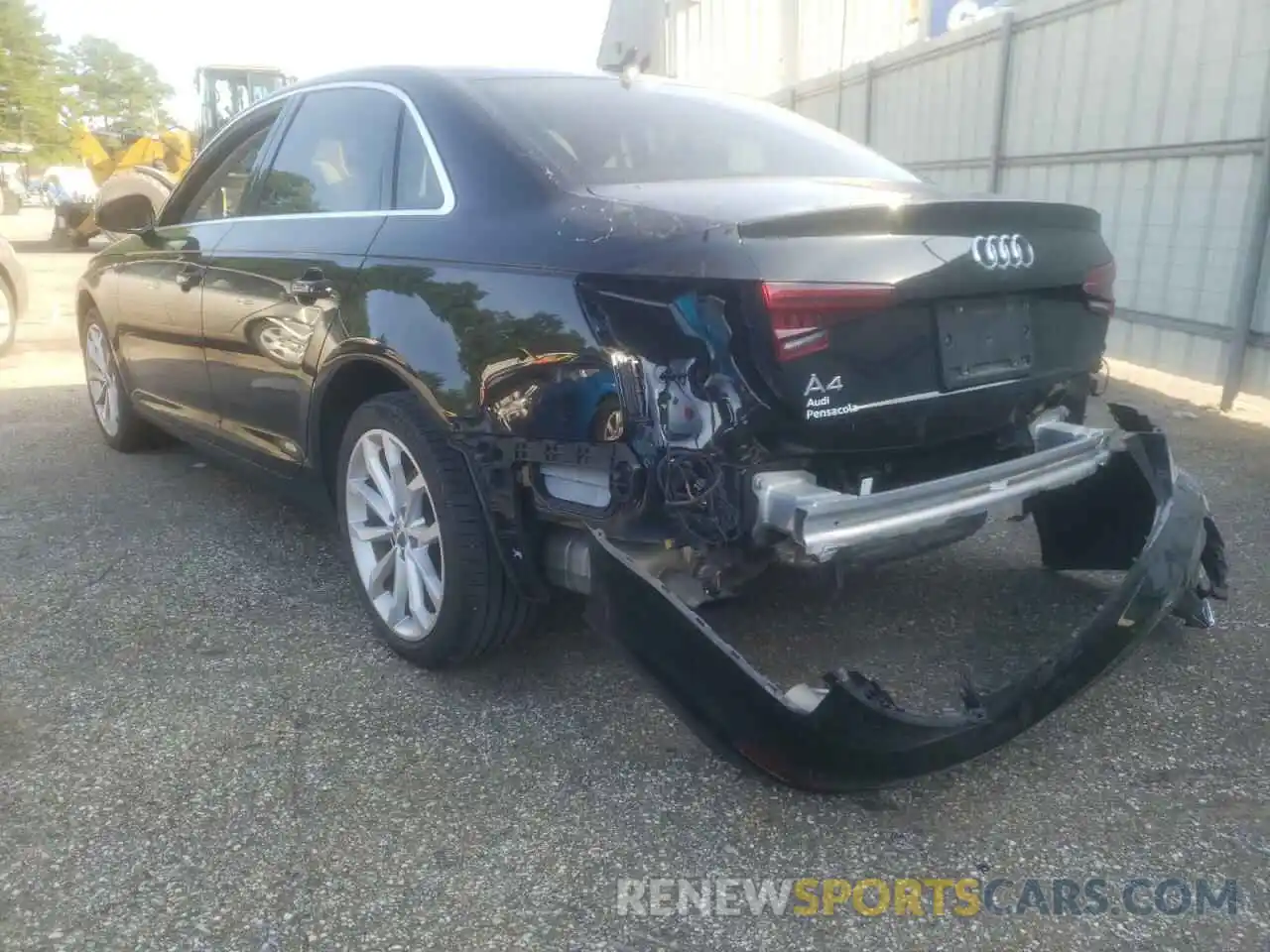 3 Photograph of a damaged car WAUGMAF44KA062658 AUDI A4 2019