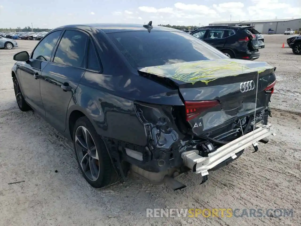 3 Photograph of a damaged car WAUGMAF44KA111356 AUDI A4 2019