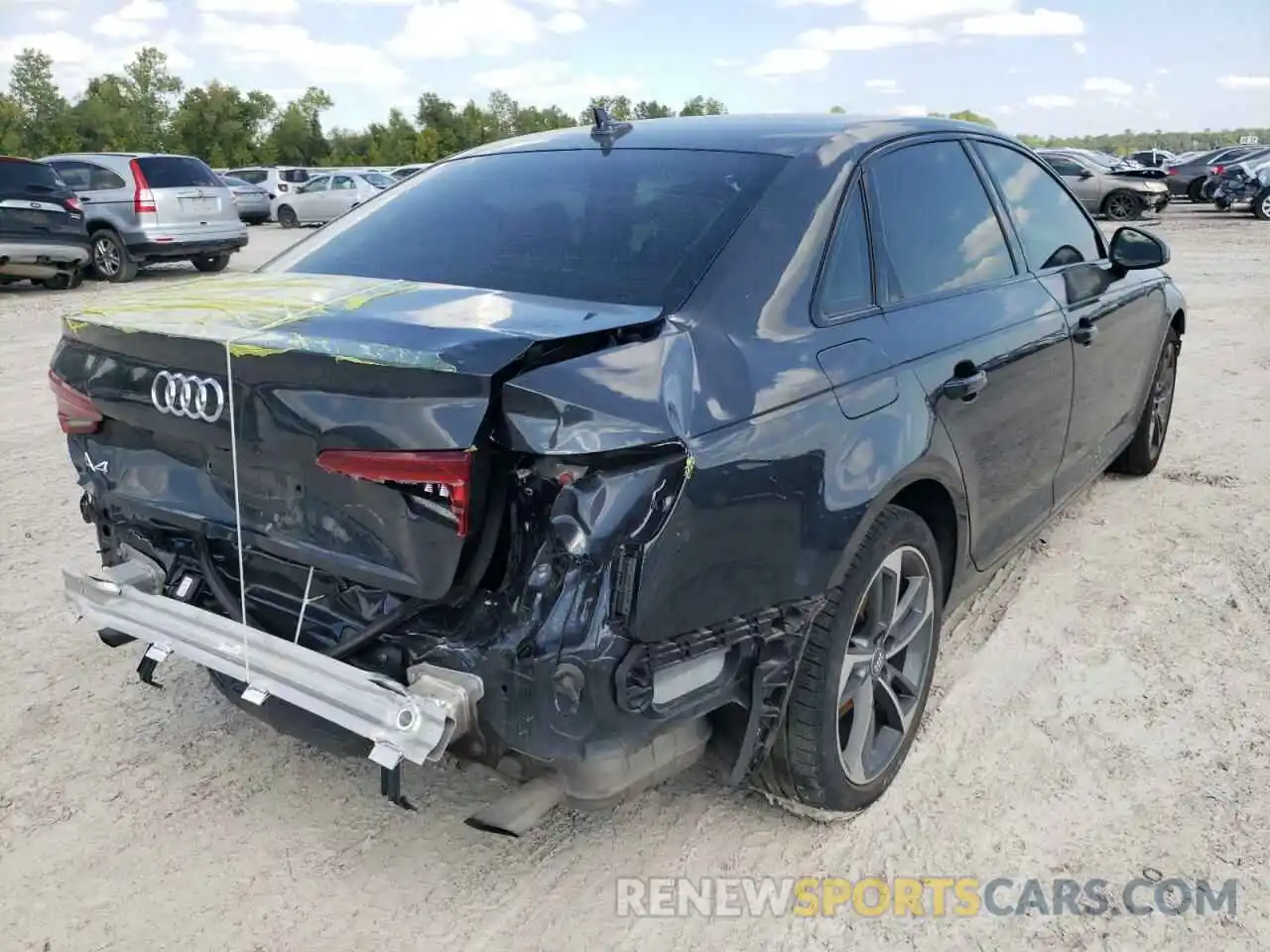 4 Photograph of a damaged car WAUGMAF44KA111356 AUDI A4 2019