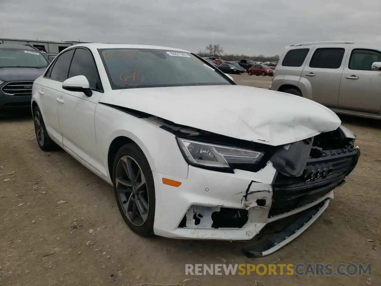 1 Photograph of a damaged car WAUGMAF44KA112913 AUDI A4 2019