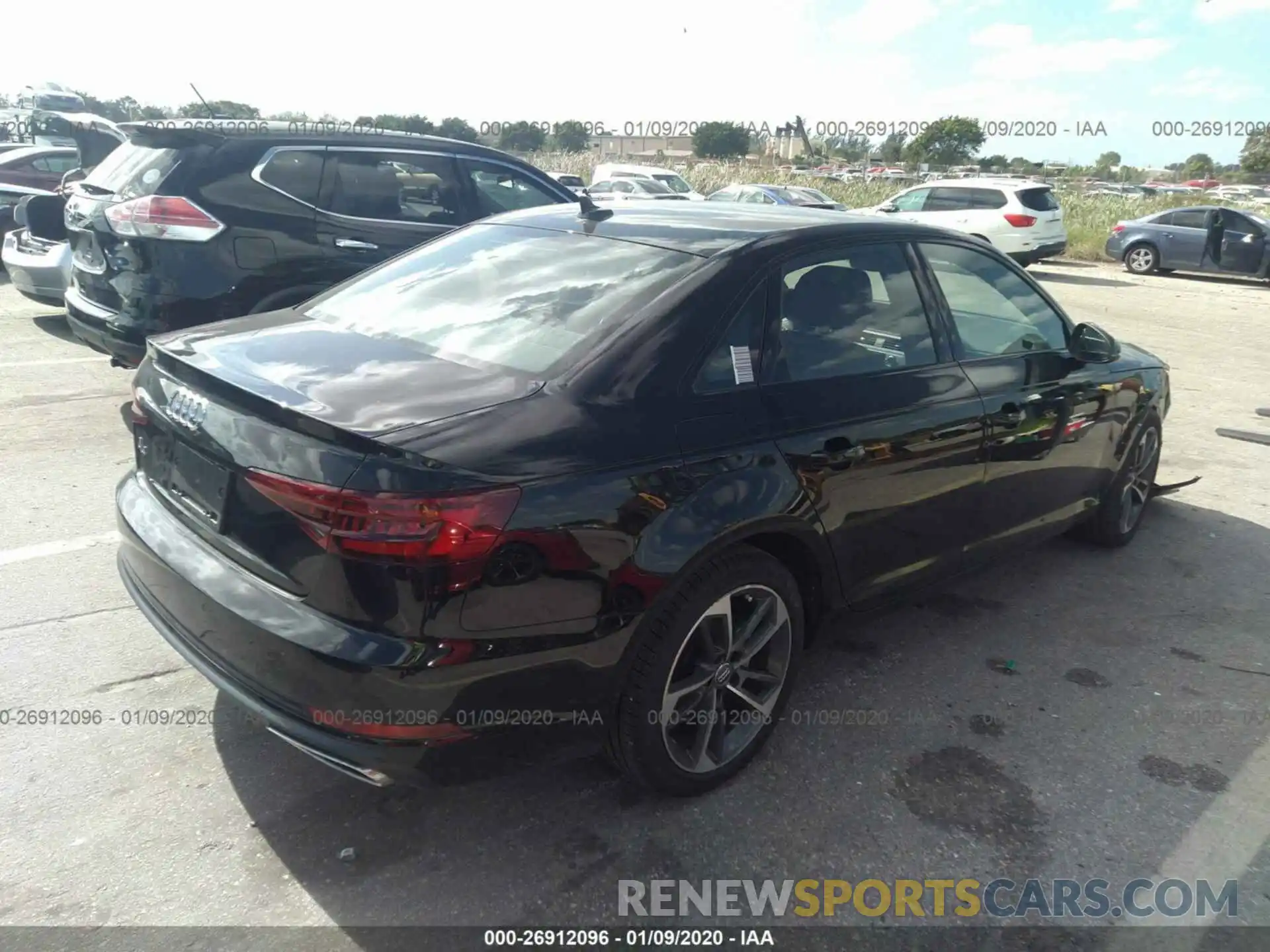 4 Photograph of a damaged car WAUGMAF44KA113429 AUDI A4 2019