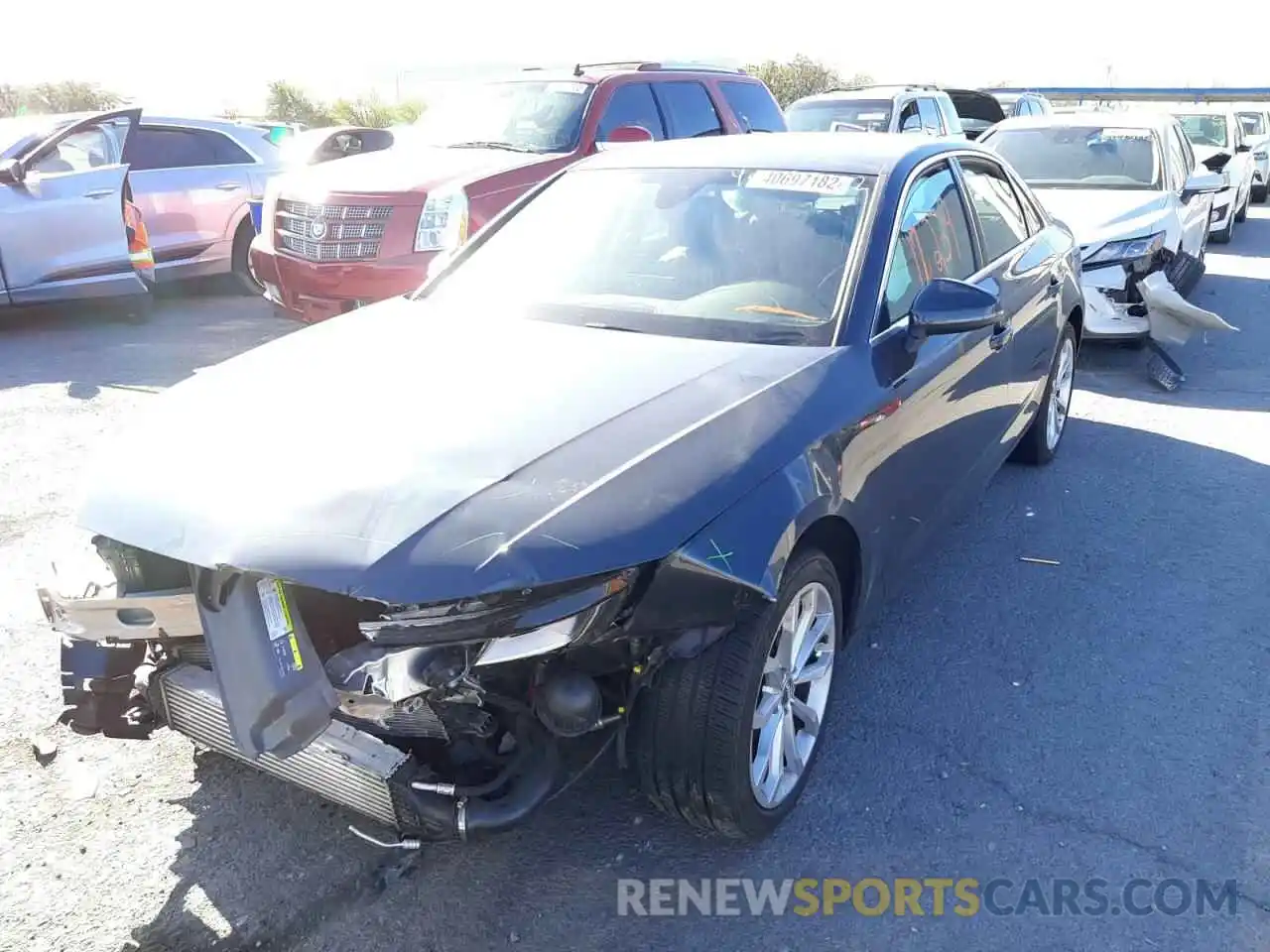 2 Photograph of a damaged car WAUGMAF44KN002825 AUDI A4 2019