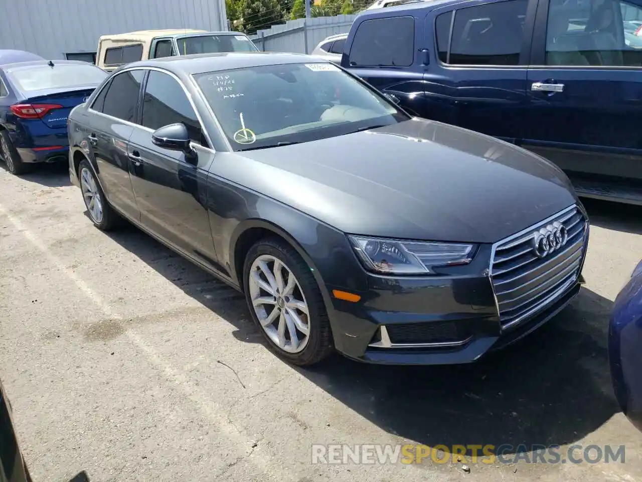 1 Photograph of a damaged car WAUGMAF44KN004865 AUDI A4 2019