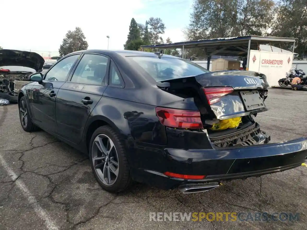 3 Photograph of a damaged car WAUGMAF44KN016918 AUDI A4 2019