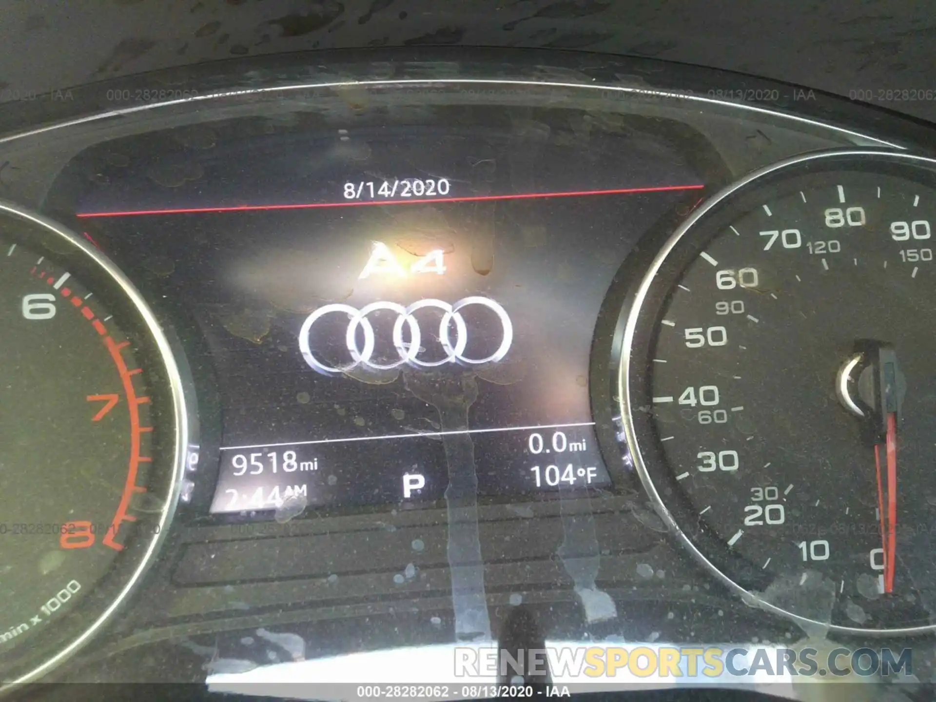 7 Фотография поврежденного автомобиля WAUGMAF44KN020452 AUDI A4 2019