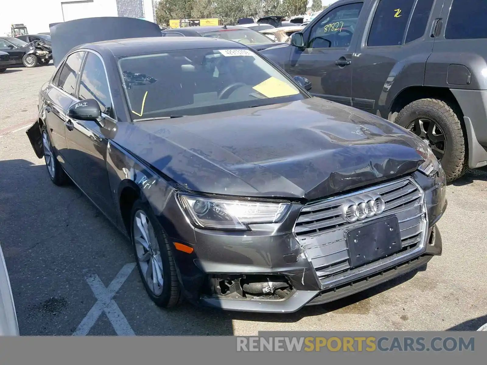 1 Photograph of a damaged car WAUGMAF45KA005417 AUDI A4 2019