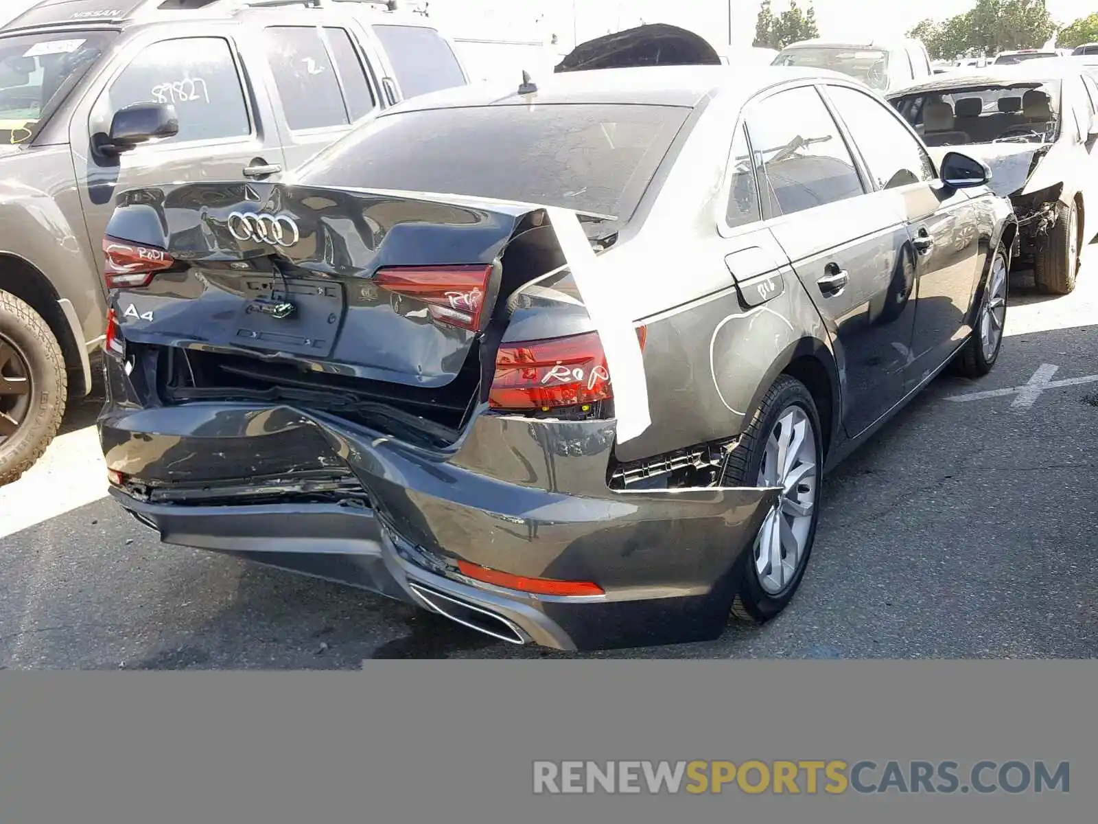 4 Photograph of a damaged car WAUGMAF45KA005417 AUDI A4 2019