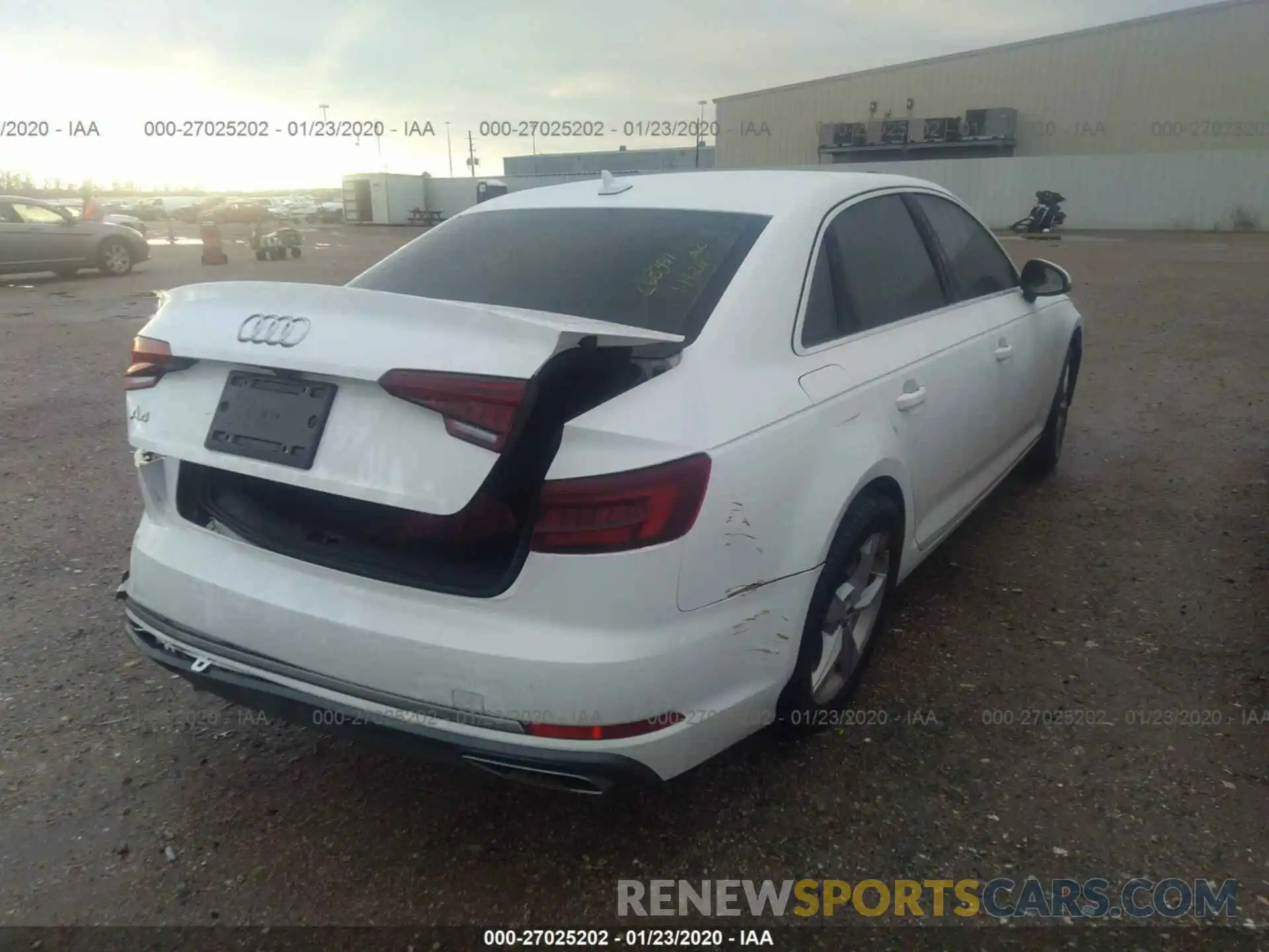 4 Photograph of a damaged car WAUGMAF45KA013436 AUDI A4 2019