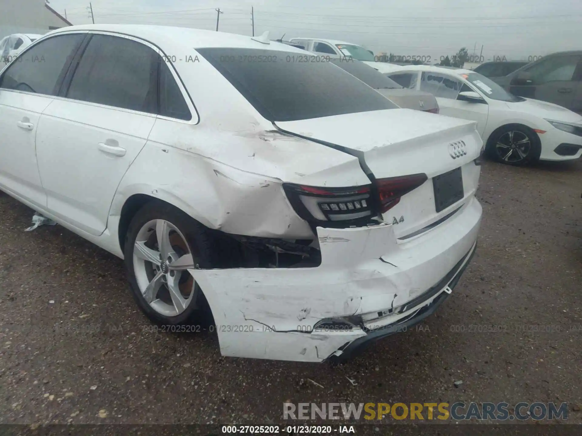 6 Photograph of a damaged car WAUGMAF45KA013436 AUDI A4 2019