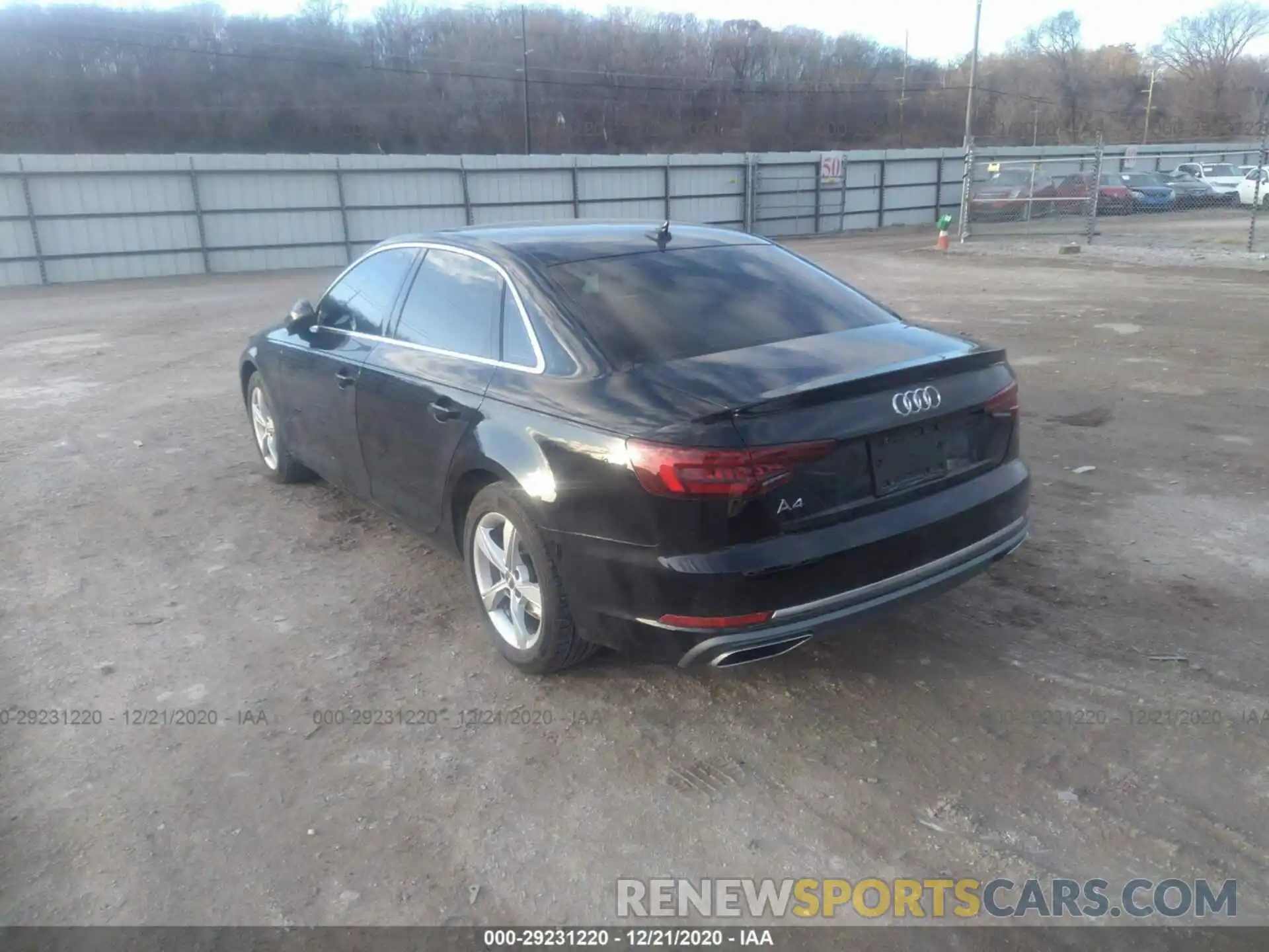 3 Photograph of a damaged car WAUGMAF45KA014246 AUDI A4 2019