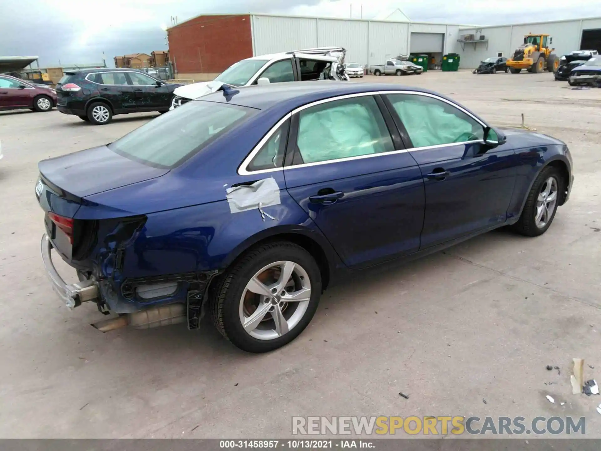 4 Photograph of a damaged car WAUGMAF45KA020001 AUDI A4 2019